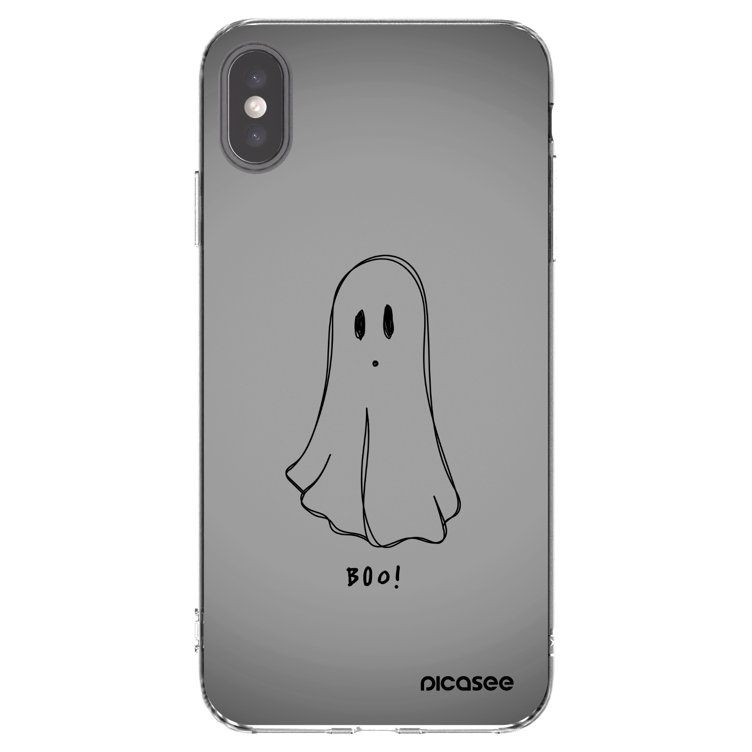Picasee διαφανής θήκη σιλικόνης Apple iPhone XS Max - Ghost