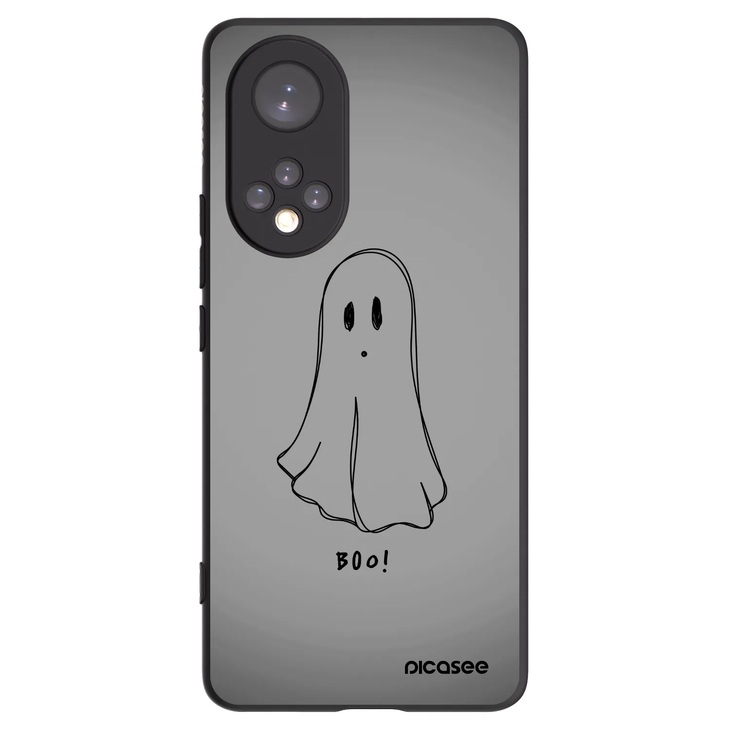 Picasee Μαύρη θήκη σιλικόνης για Huawei Nova 9 - Ghost
