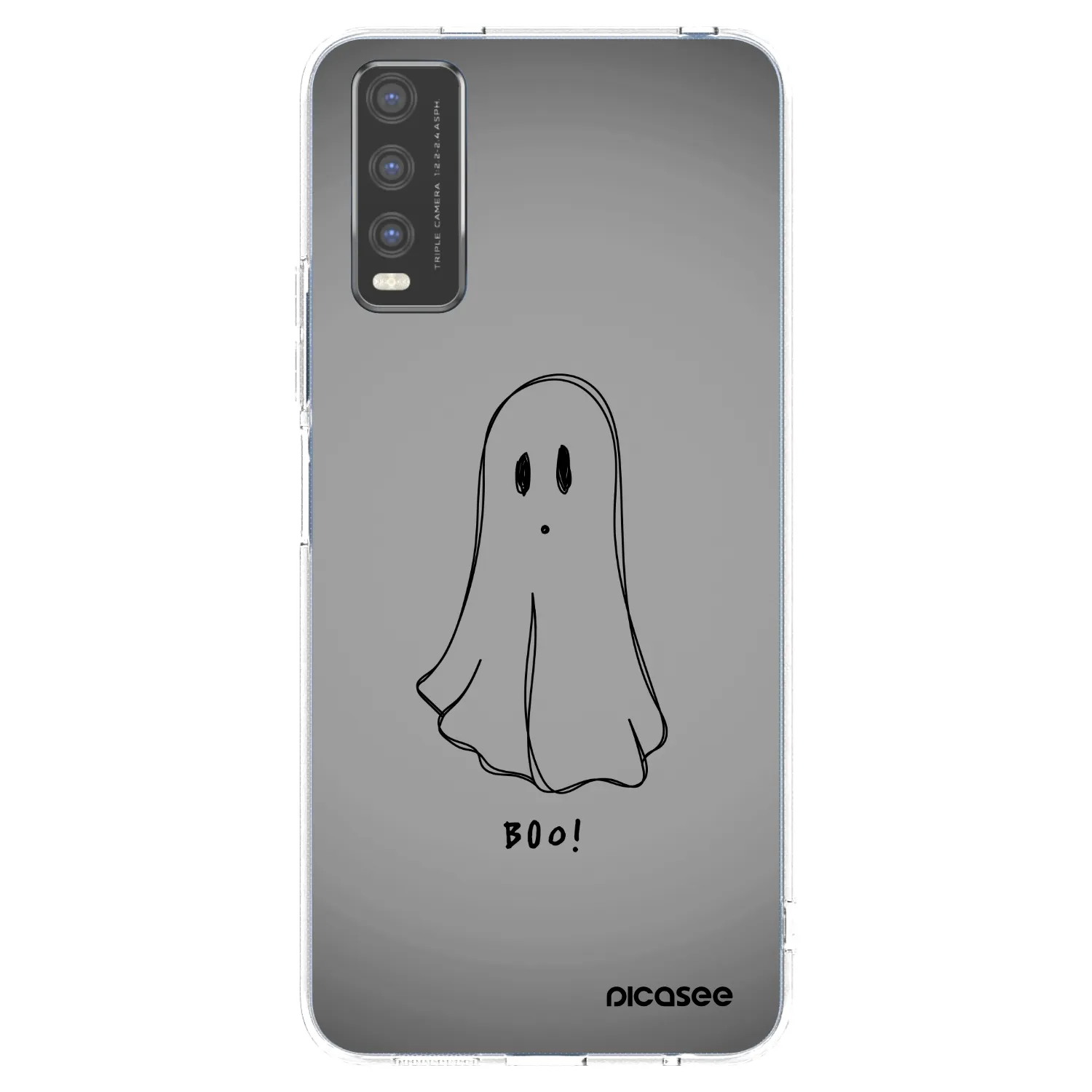 Picasee διαφανής θήκη σιλικόνης Vivo Y20s - Ghost