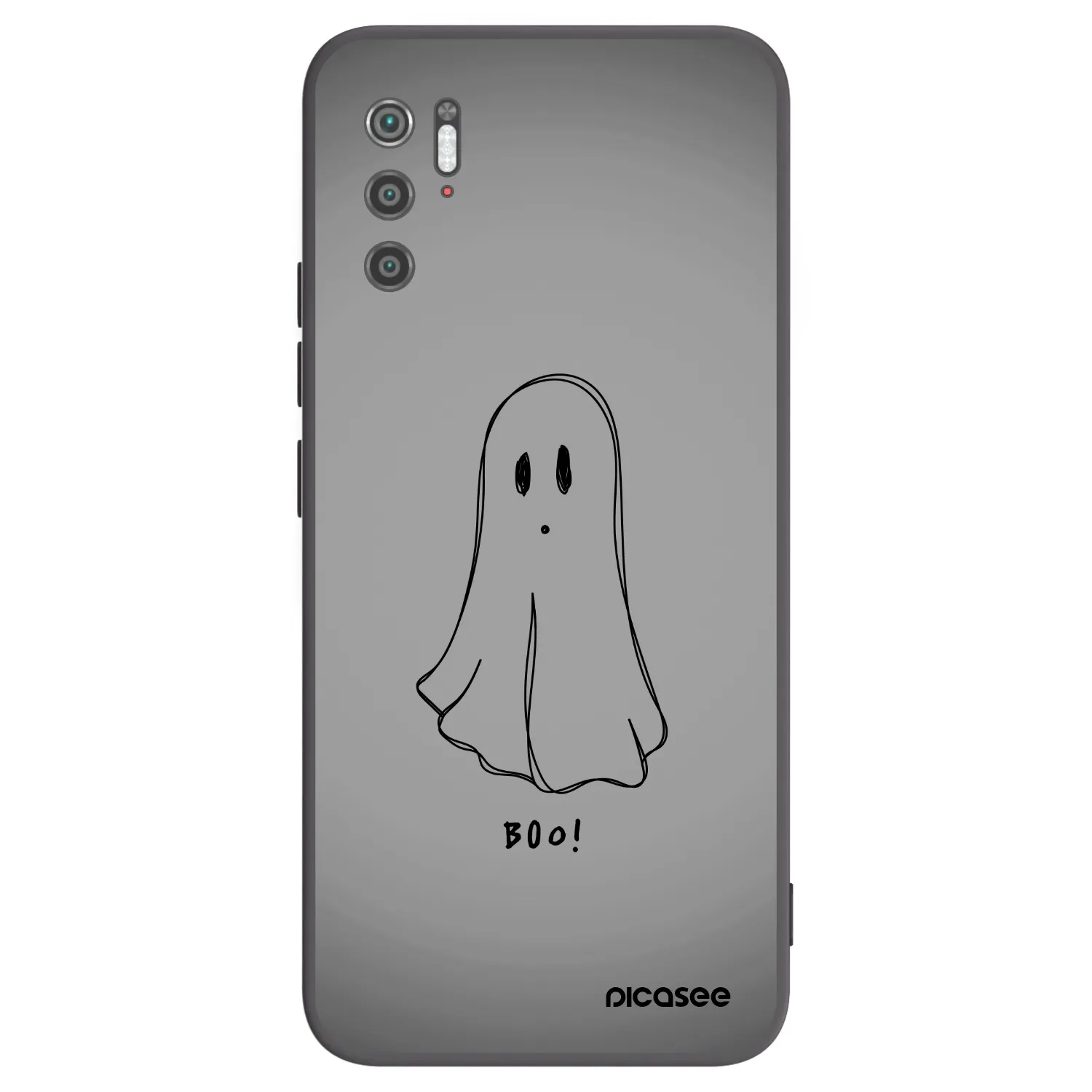 Picasee Μαύρη θήκη σιλικόνης για Xiaomi Poco M3 Pro 5G - Ghost