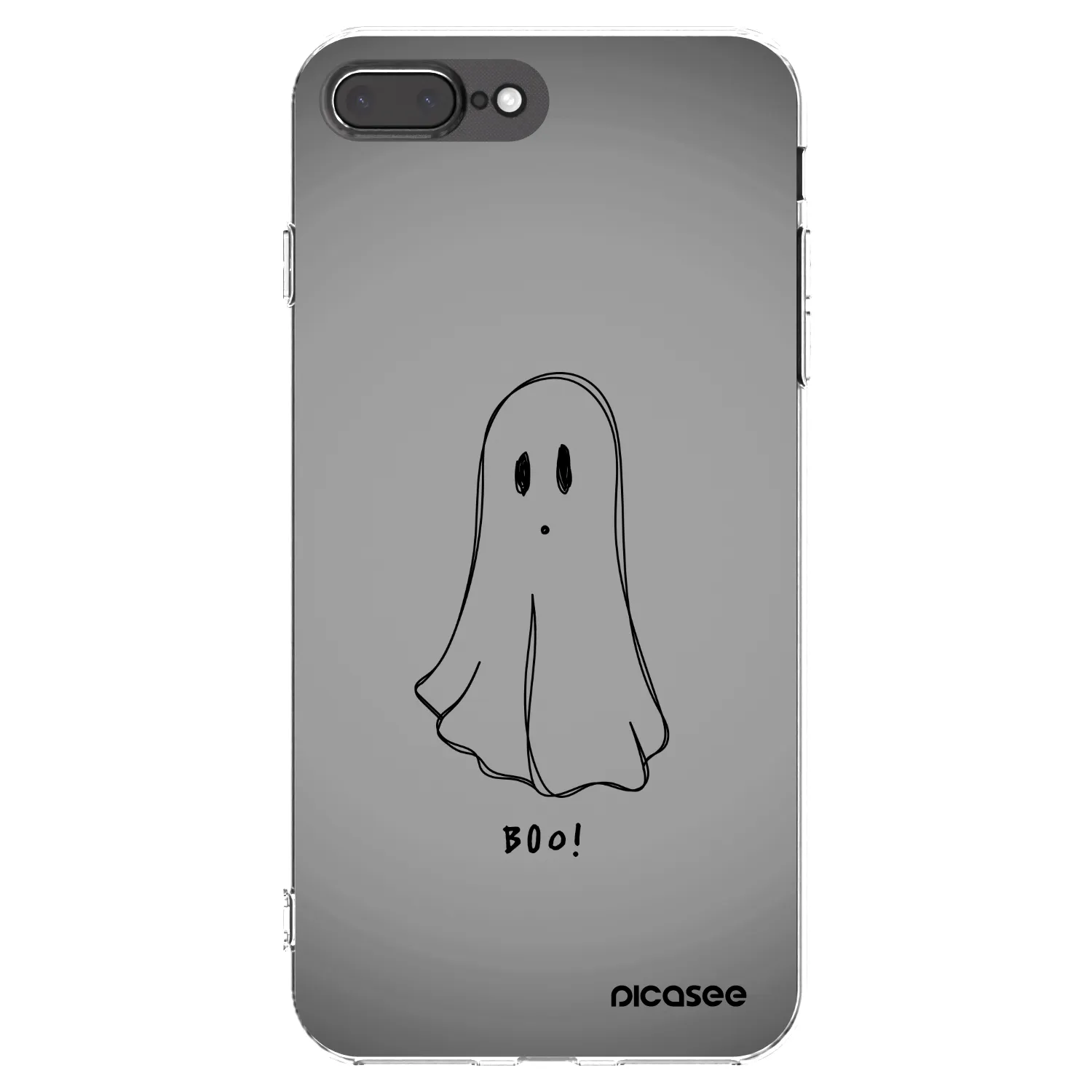 Picasee διαφανής θήκη σιλικόνης Apple iPhone 7 Plus - Ghost