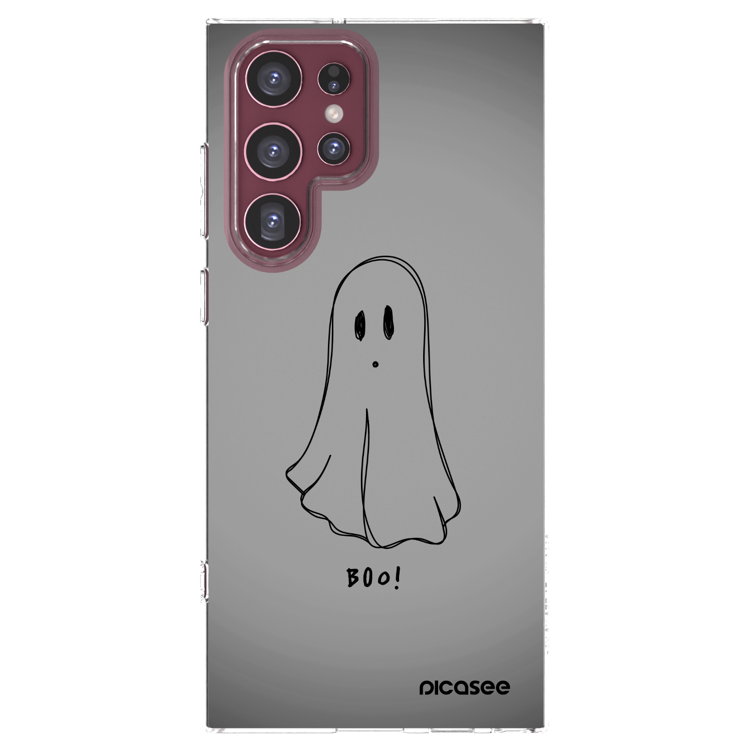 Picasee διαφανής θήκη σιλικόνης Samsung Galaxy S22 Ultra 5G - Ghost