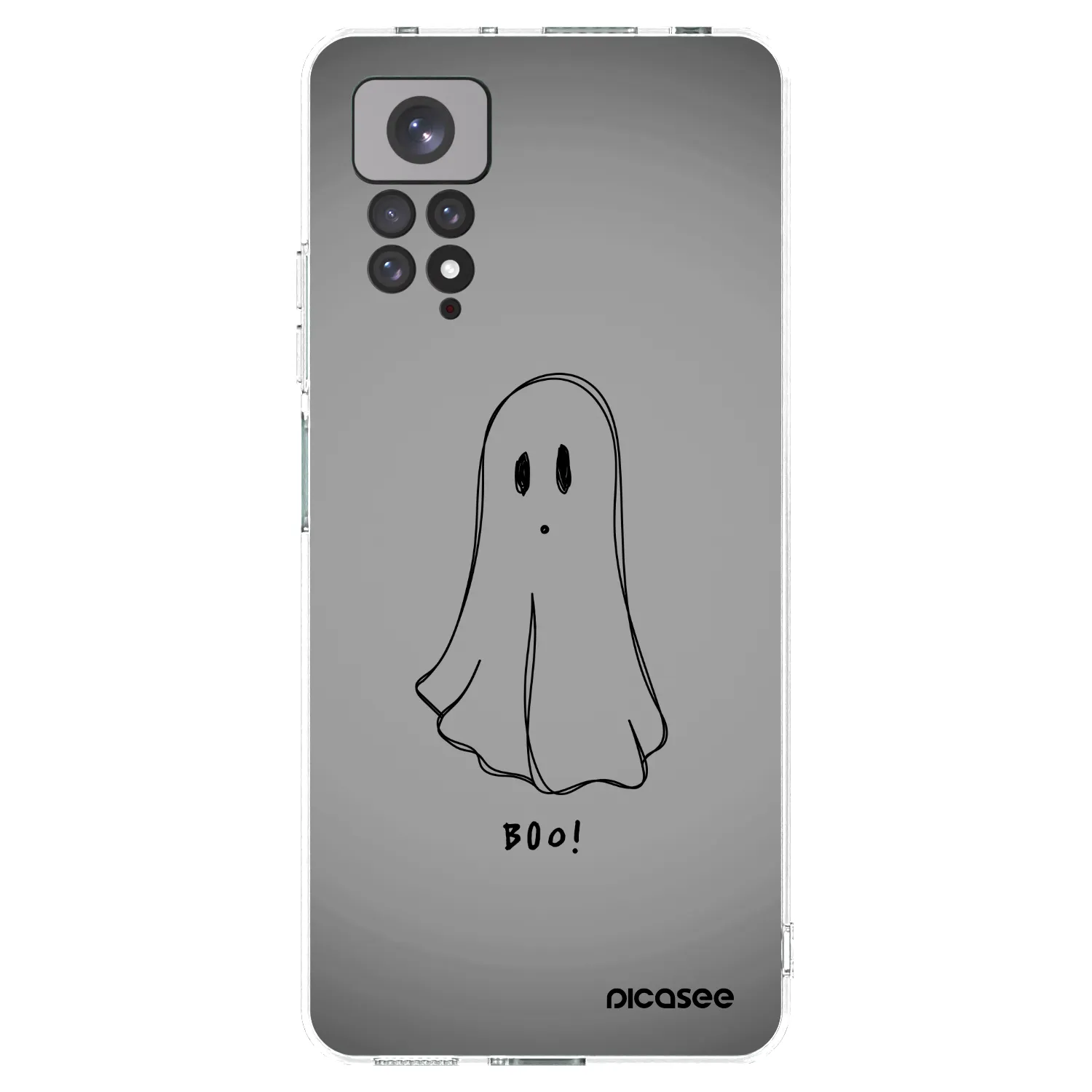 Picasee διαφανής θήκη σιλικόνης Xiaomi Redmi Note 11 - Ghost