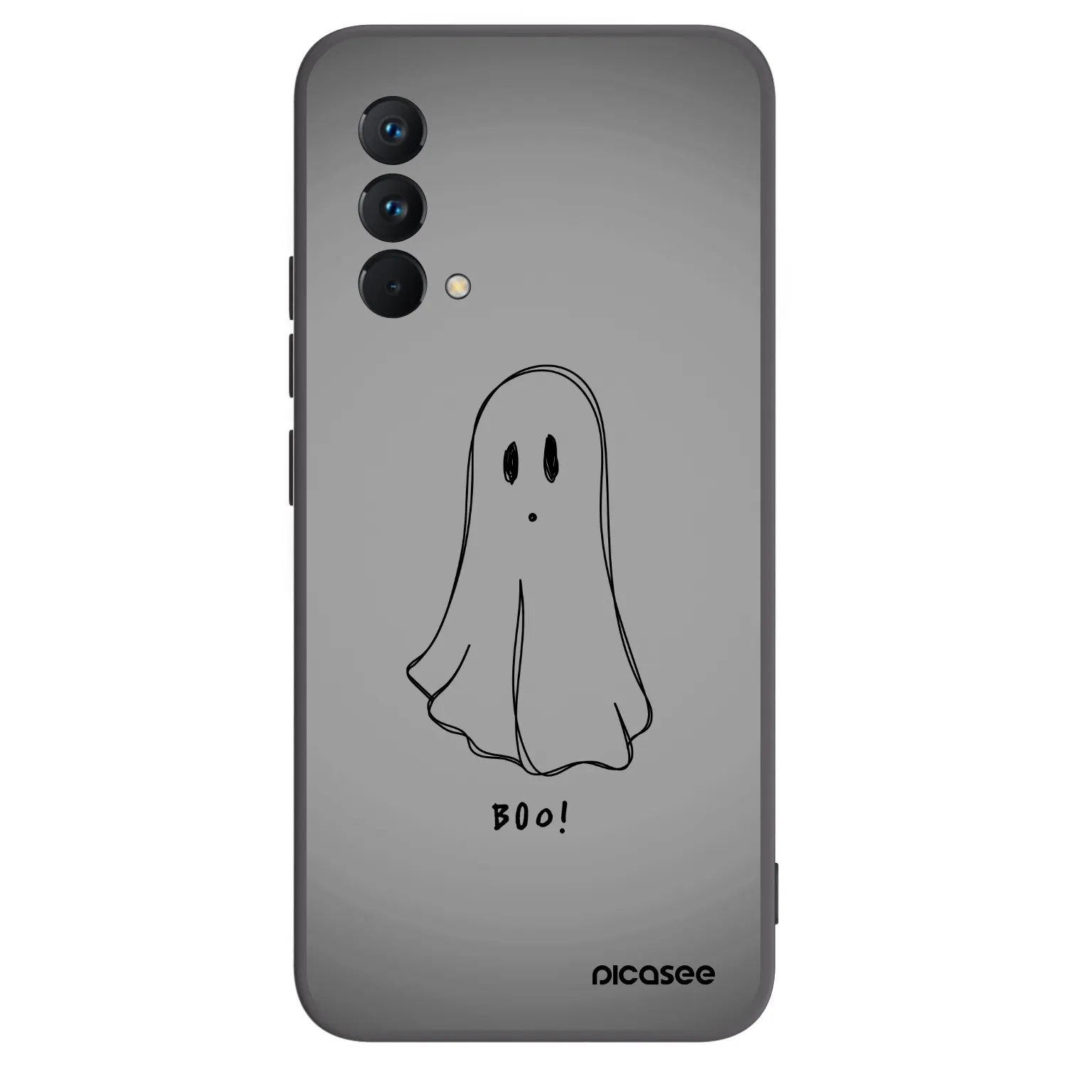 Picasee Μαύρη θήκη σιλικόνης για Realme GT Master Edition 5G - Ghost