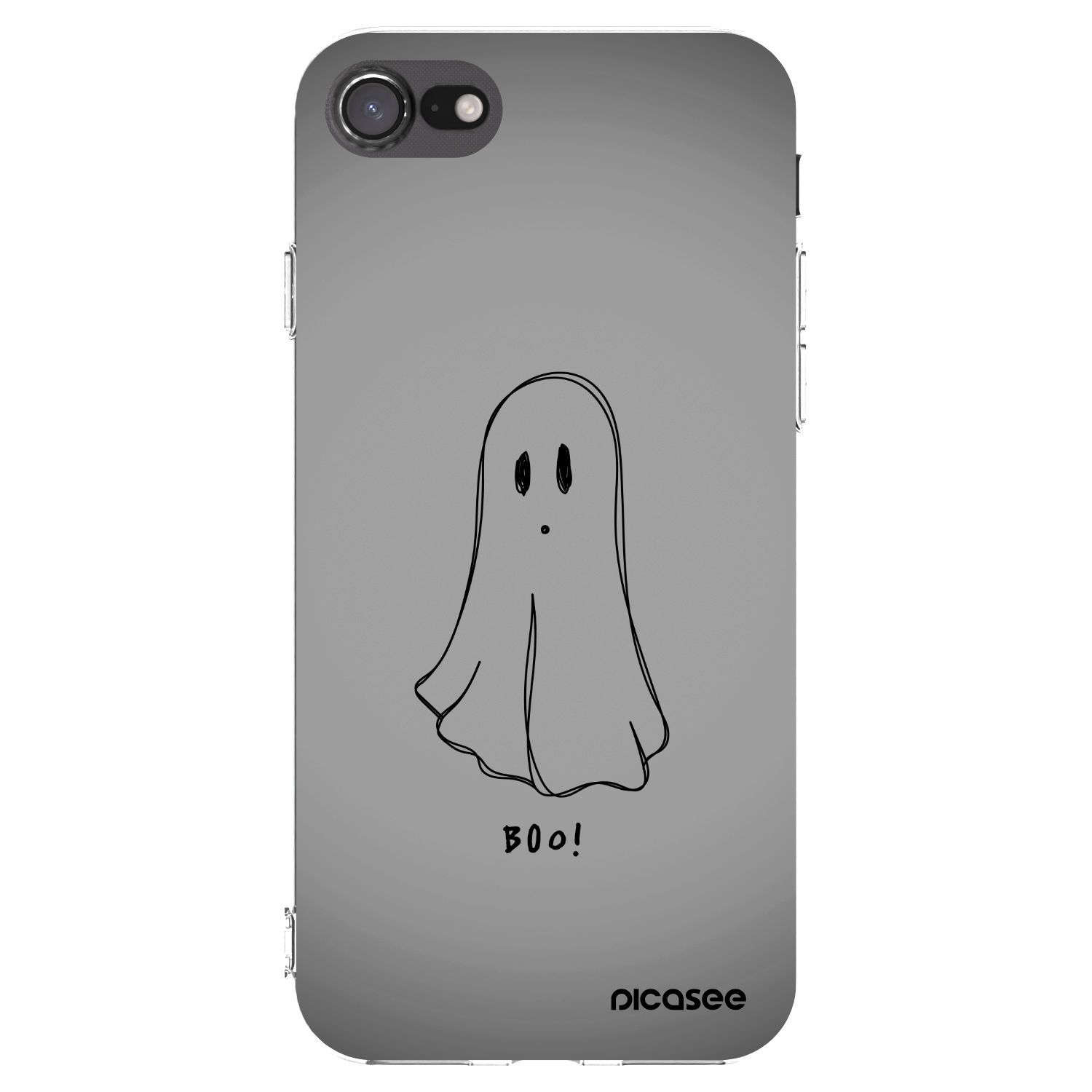 Picasee διαφανής θήκη σιλικόνης Apple iPhone SE 2022 - Ghost