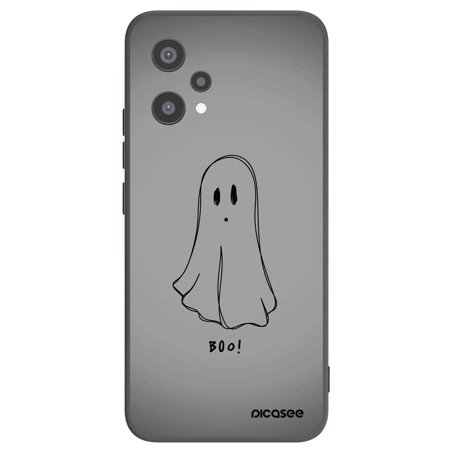 Picasee Μαύρη θήκη σιλικόνης για Realme 9 Pro 5G - Ghost