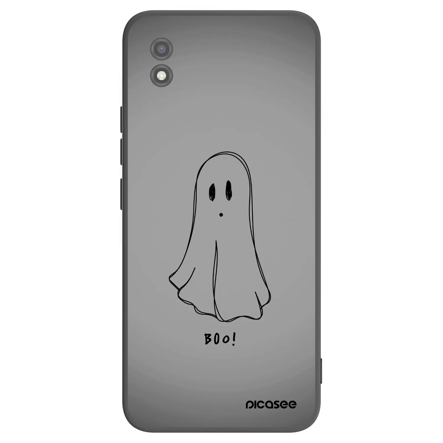 Picasee Μαύρη θήκη σιλικόνης για Realme C11 (2021) - Ghost