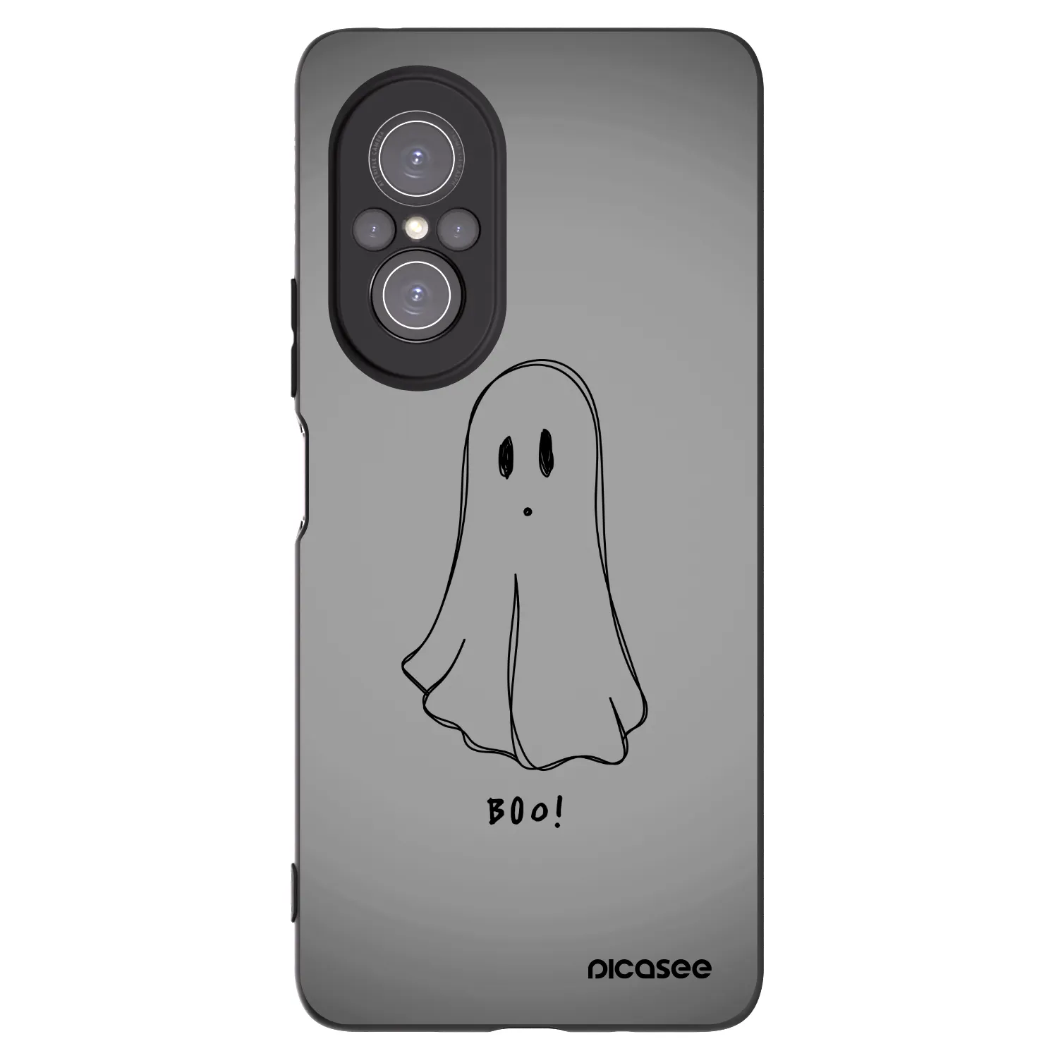 Picasee Μαύρη θήκη σιλικόνης για Huawei Nova 9 SE - Ghost