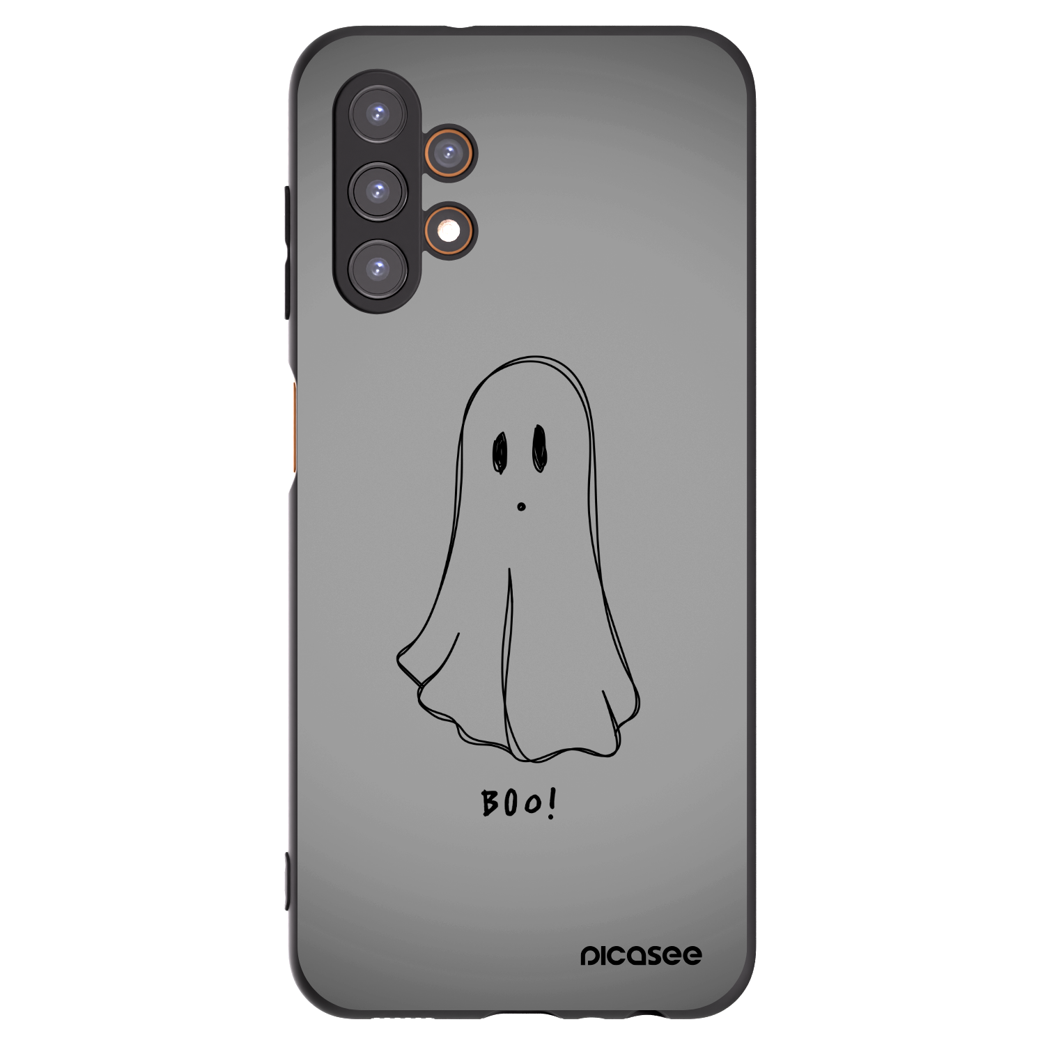 Picasee Μαύρη θήκη σιλικόνης για Samsung Galaxy A13 4G A135 - Ghost