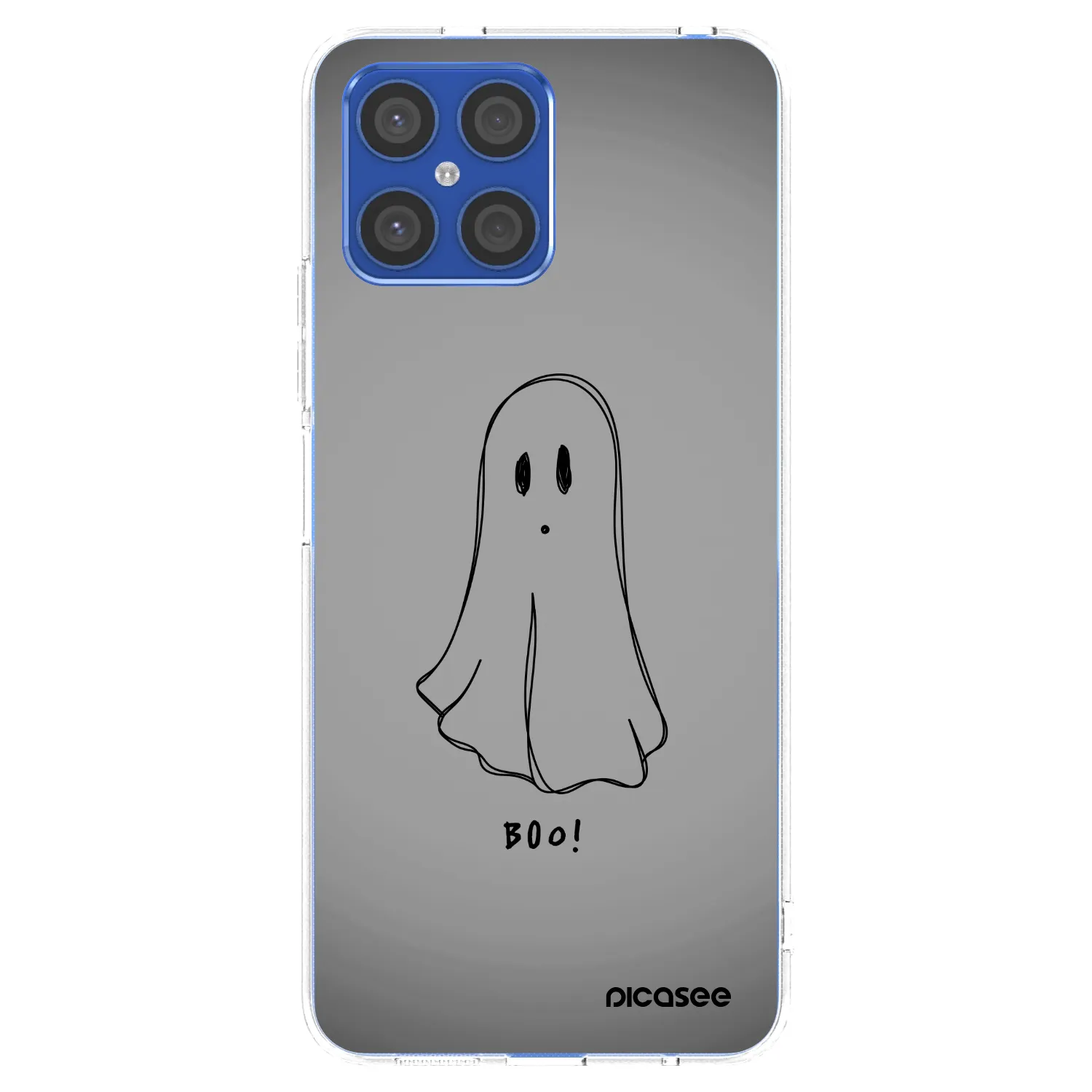 Picasee διαφανής θήκη σιλικόνης Honor X8 4G - Ghost