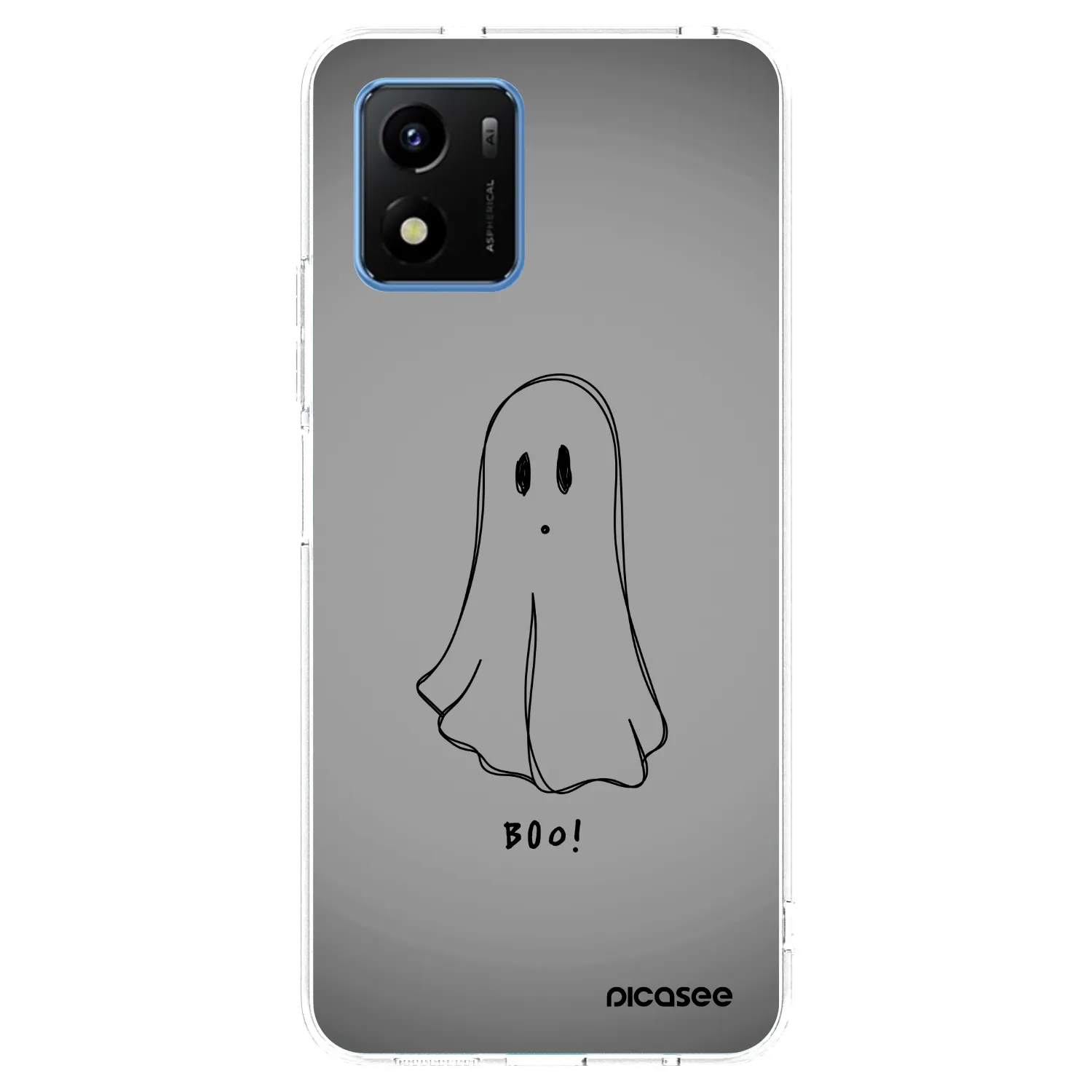 Picasee διαφανής θήκη σιλικόνης Vivo Y01 - Ghost