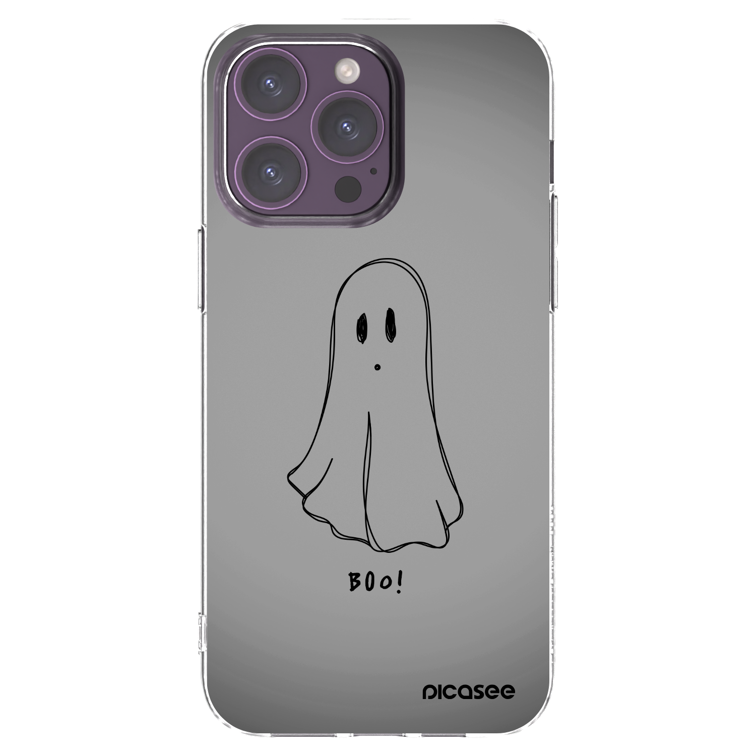 Picasee διαφανής θήκη σιλικόνης Apple iPhone 14 Pro Max - Ghost