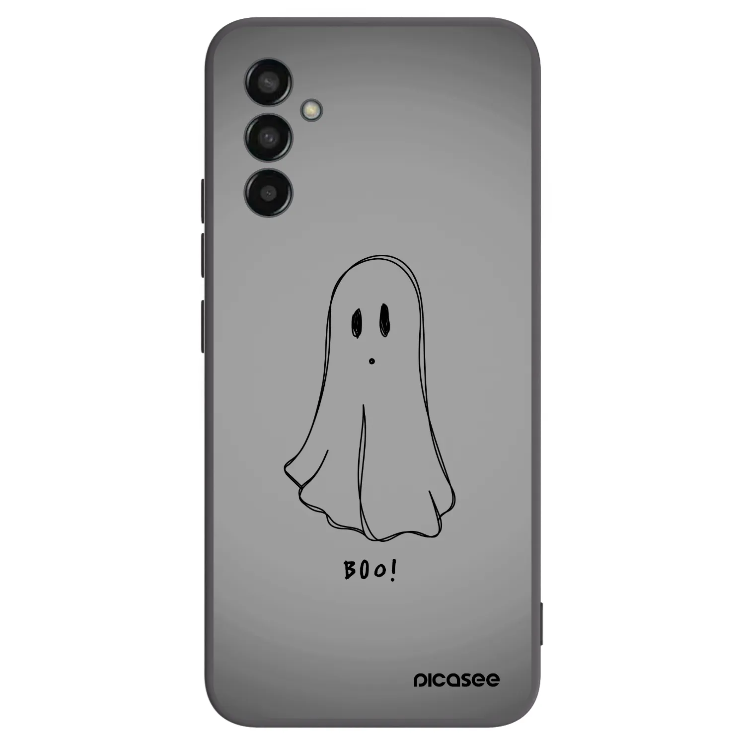 Picasee Μαύρη θήκη σιλικόνης για Samsung Galaxy M13 M135F - Ghost