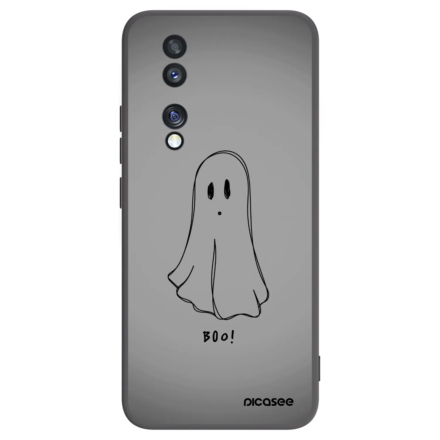 Picasee Μαύρη θήκη σιλικόνης για Honor 70 - Ghost