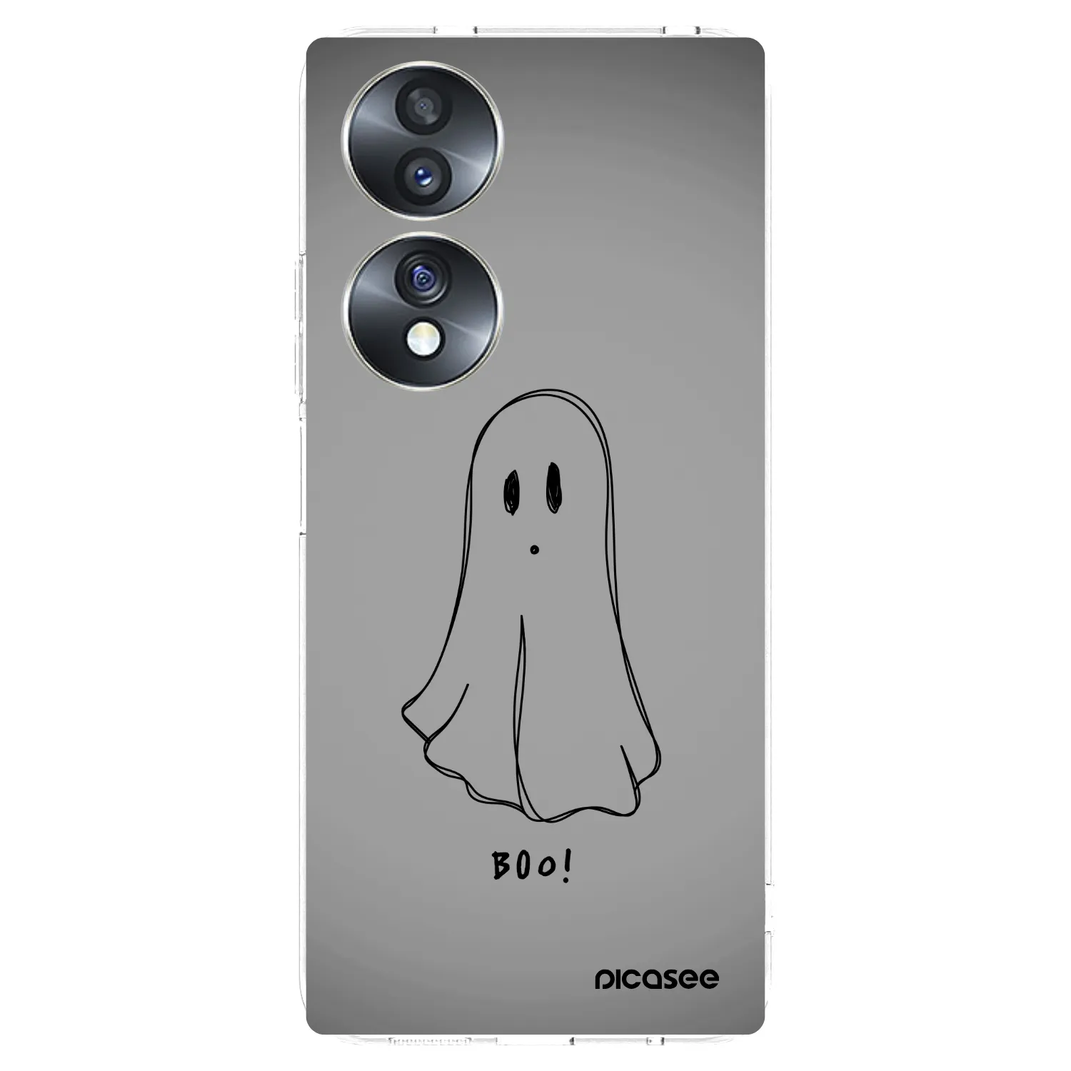 Picasee διαφανής θήκη σιλικόνης Honor 70 - Ghost