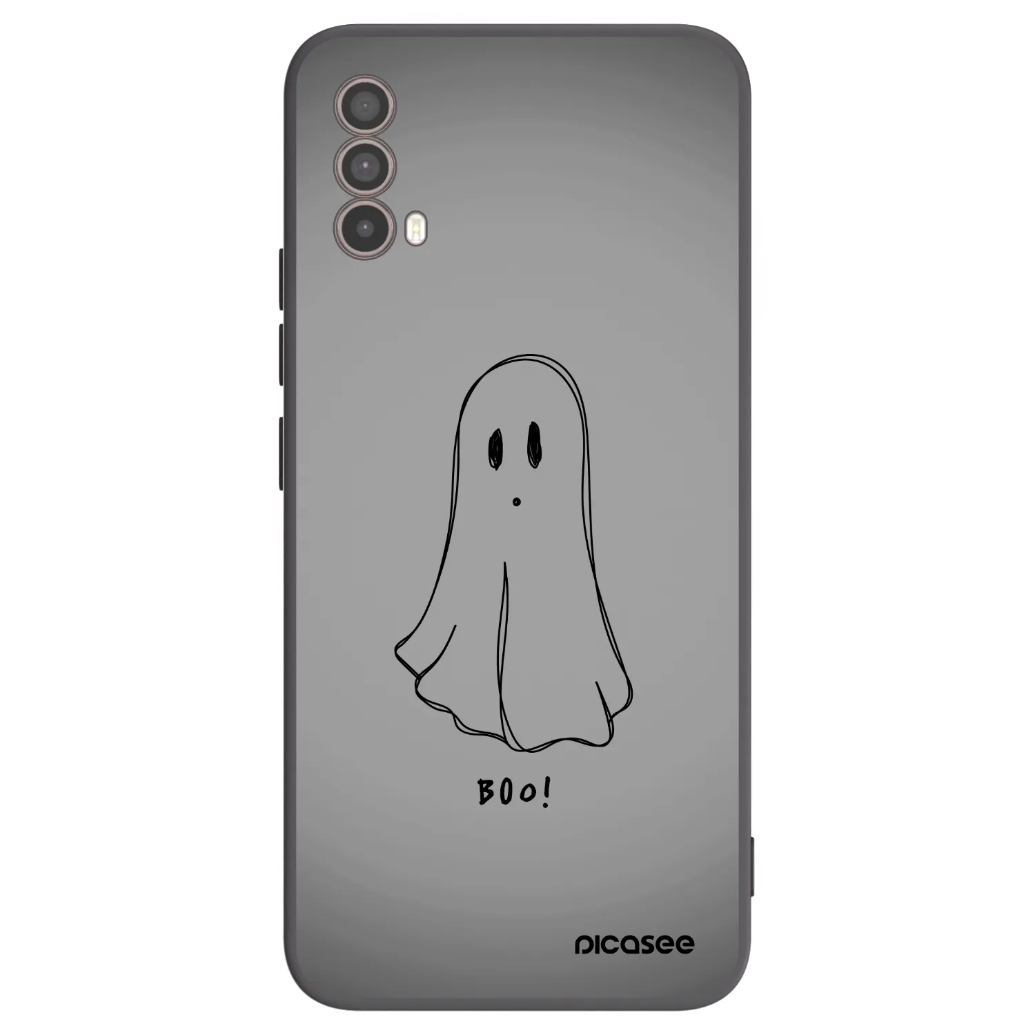 Picasee Μαύρη θήκη σιλικόνης για Motorola Moto E40 - Ghost