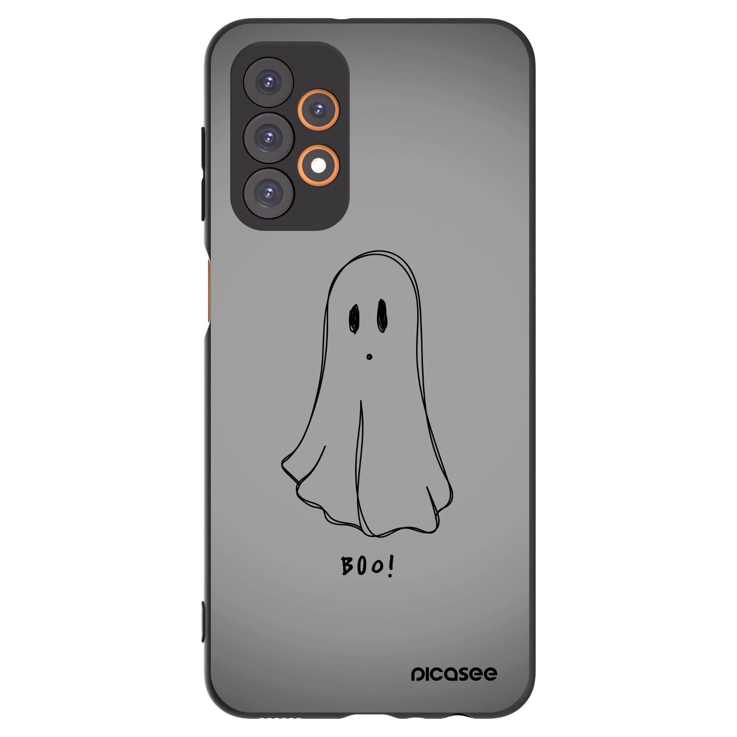 Picasee Μαύρη θήκη σιλικόνης για Samsung Galaxy A23 A235F 4G - Ghost
