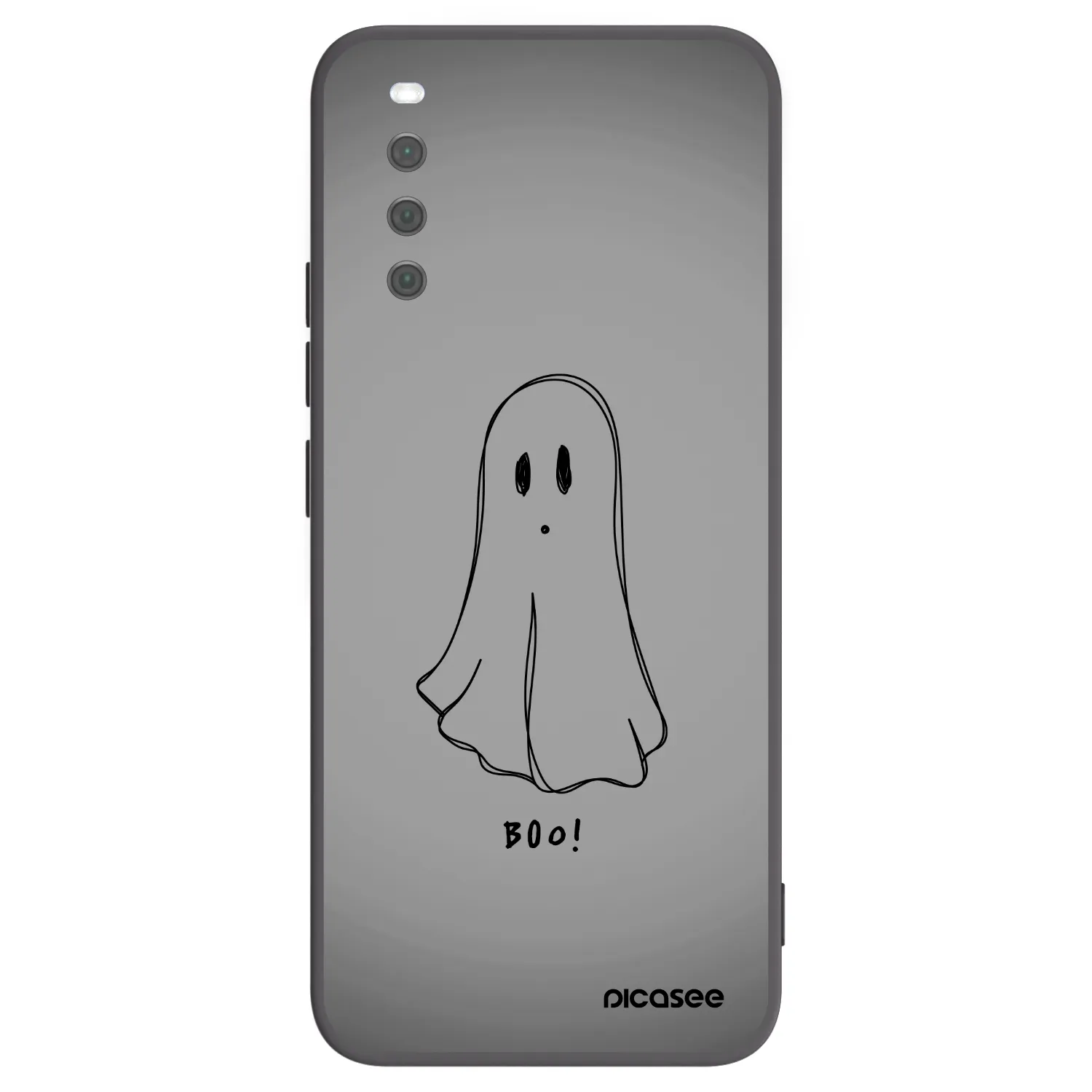 Picasee Μαύρη θήκη σιλικόνης για Sony Xperia 10 III - Ghost