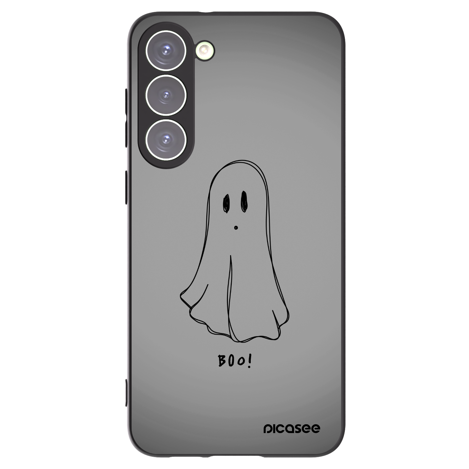 Picasee Μαύρη θήκη σιλικόνης για Samsung Galaxy S23+ 5G - Ghost