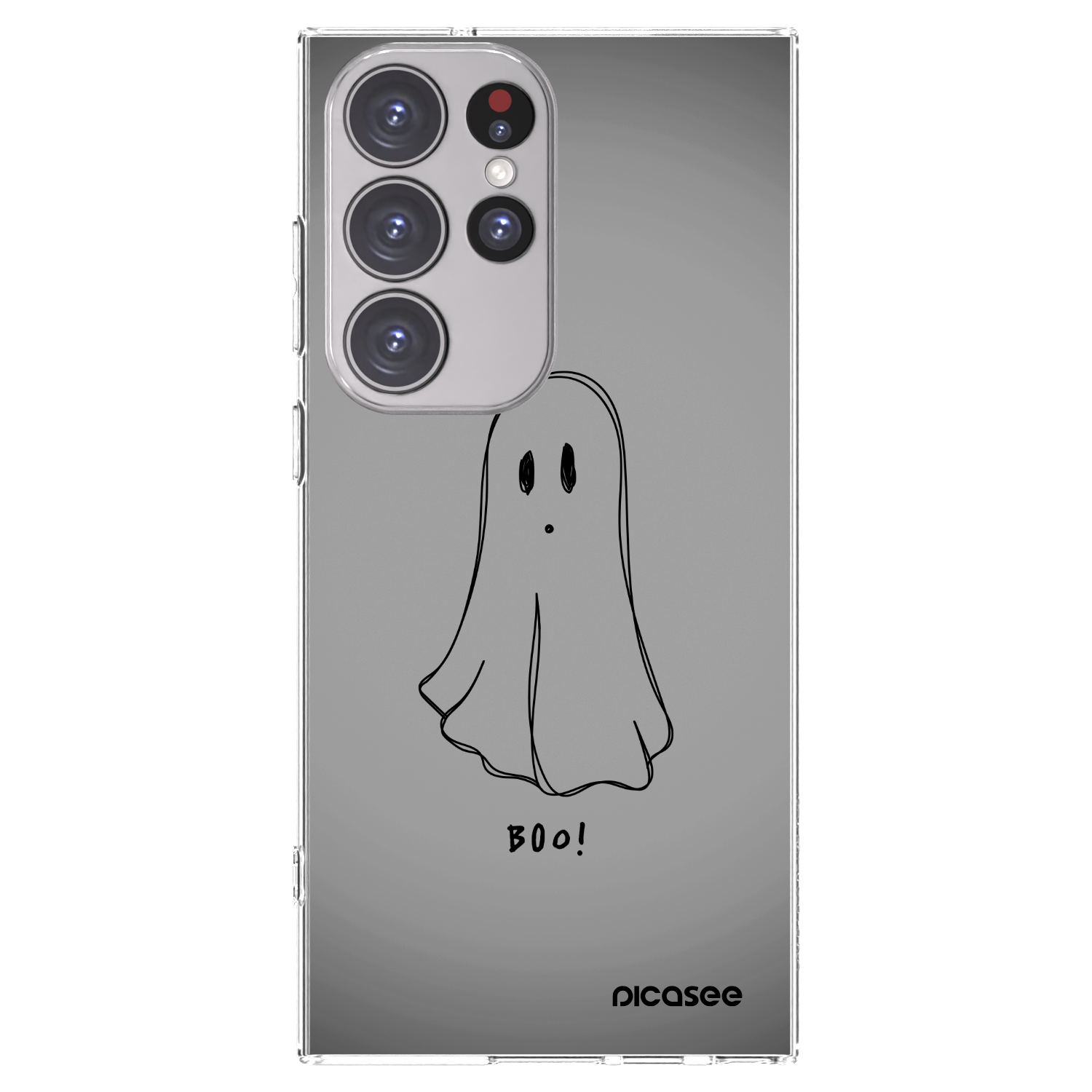 Picasee διαφανής θήκη σιλικόνης Samsung Galaxy S23 Ultra 5G - Ghost