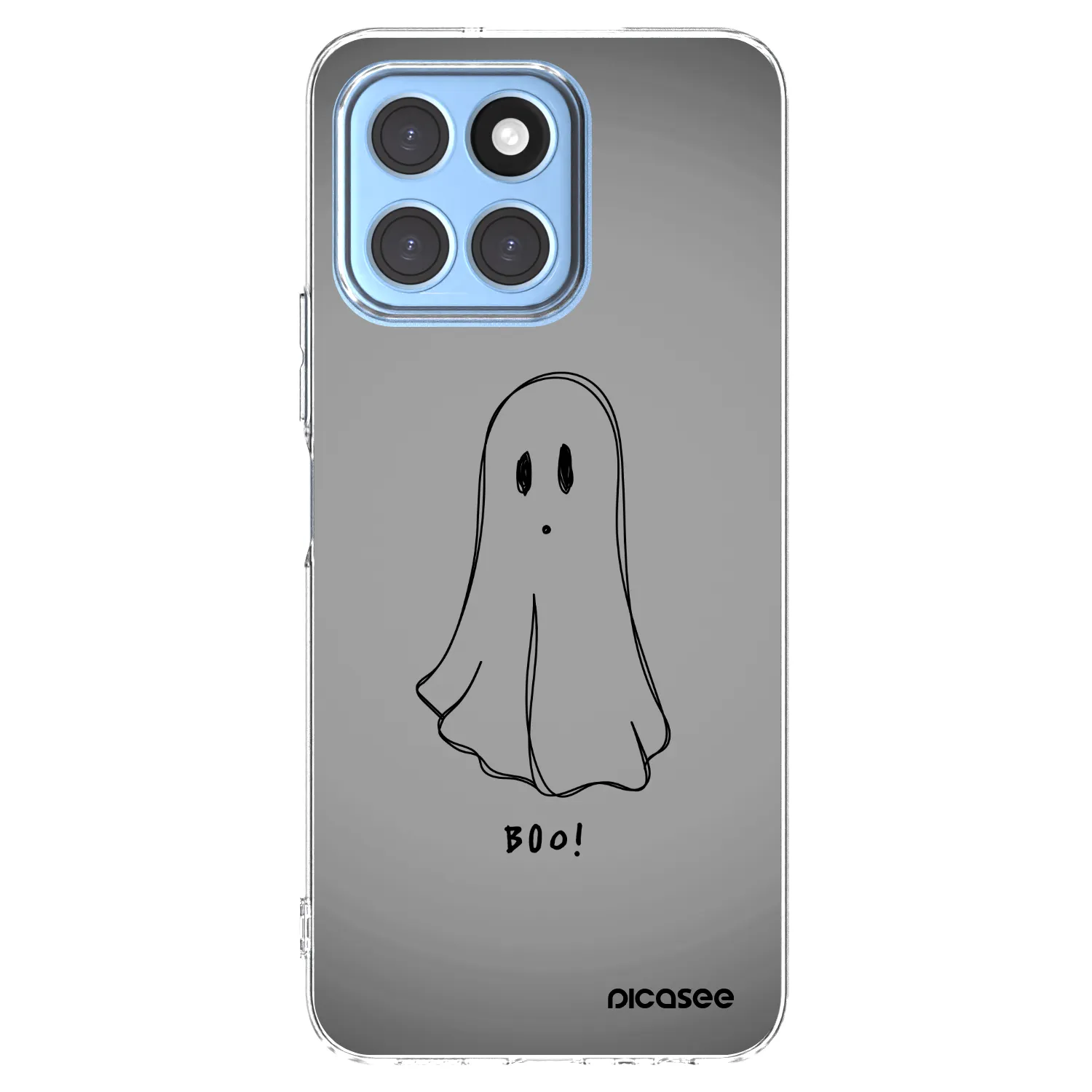 Picasee διαφανής θήκη σιλικόνης Honor X8 5G - Ghost