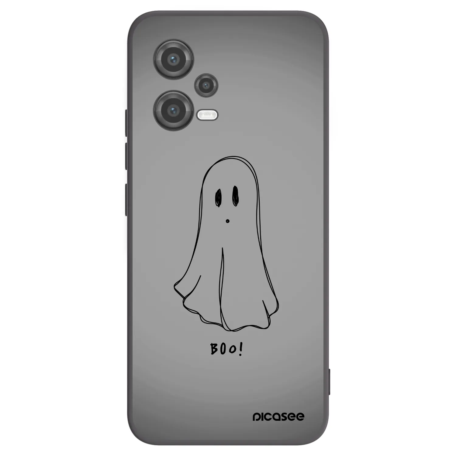 Picasee Μαύρη θήκη σιλικόνης για Xiaomi Poco X5 - Ghost