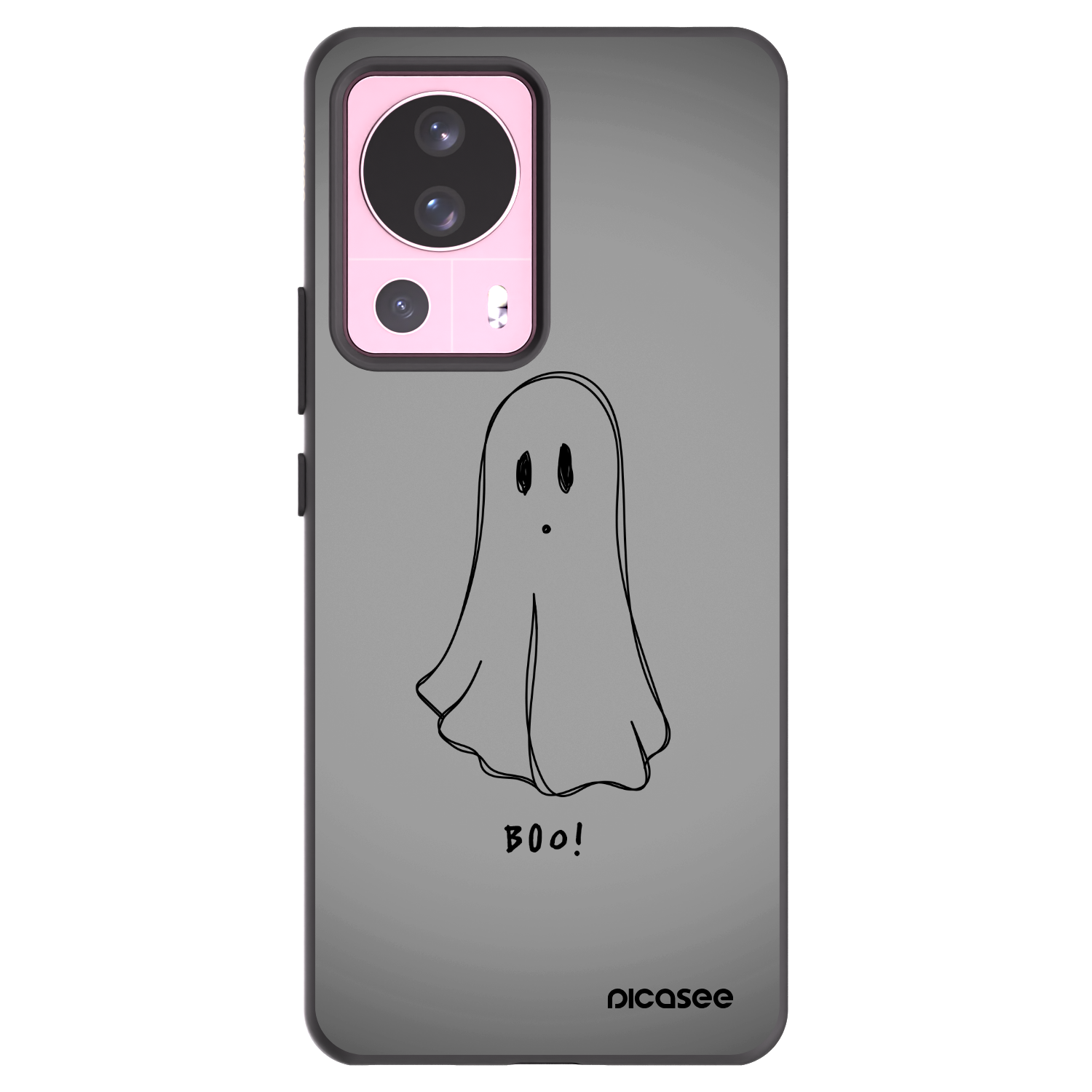 Picasee Μαύρη θήκη σιλικόνης για Xiaomi 13 Lite - Ghost