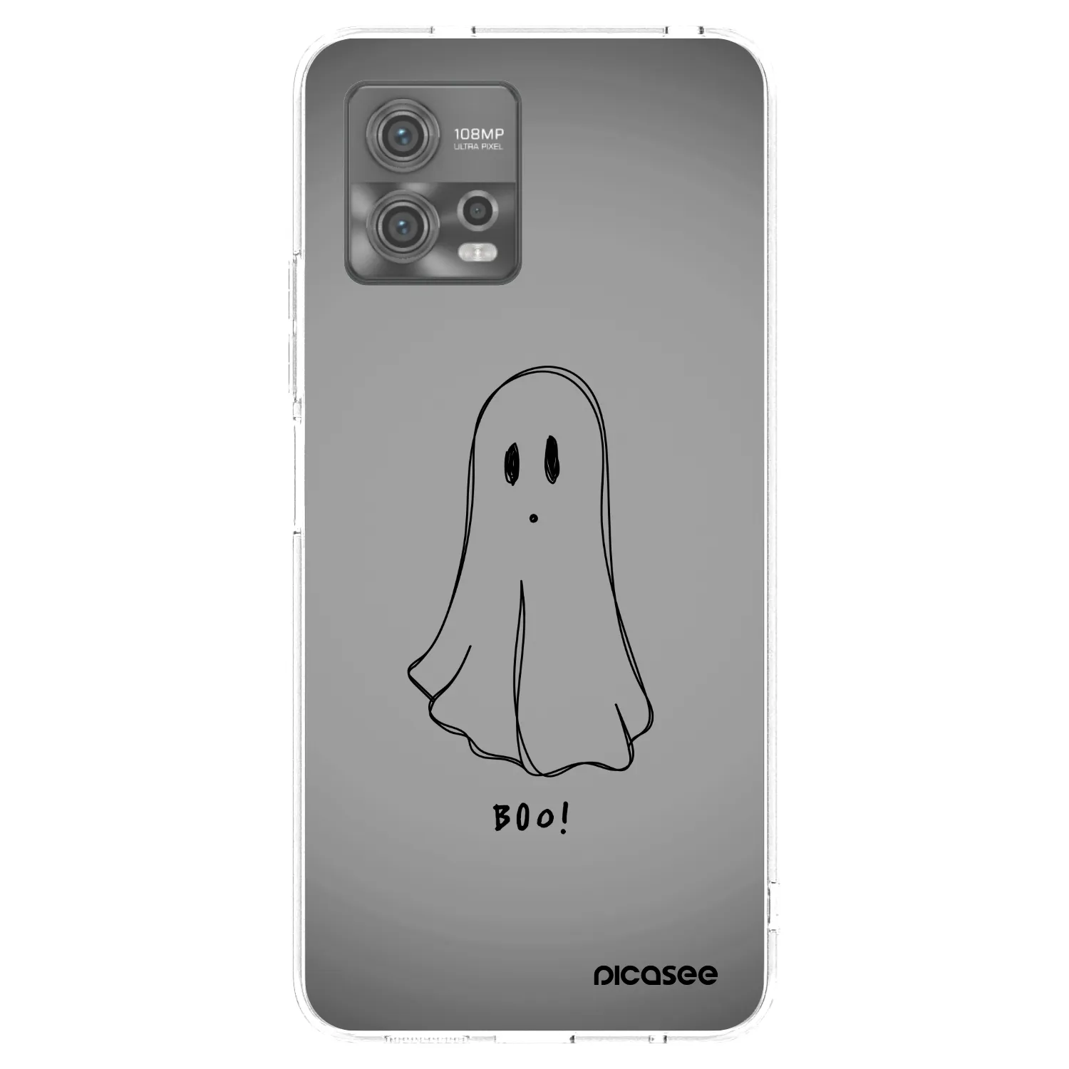 Picasee διαφανής θήκη σιλικόνης Motorola Moto G72 - Ghost