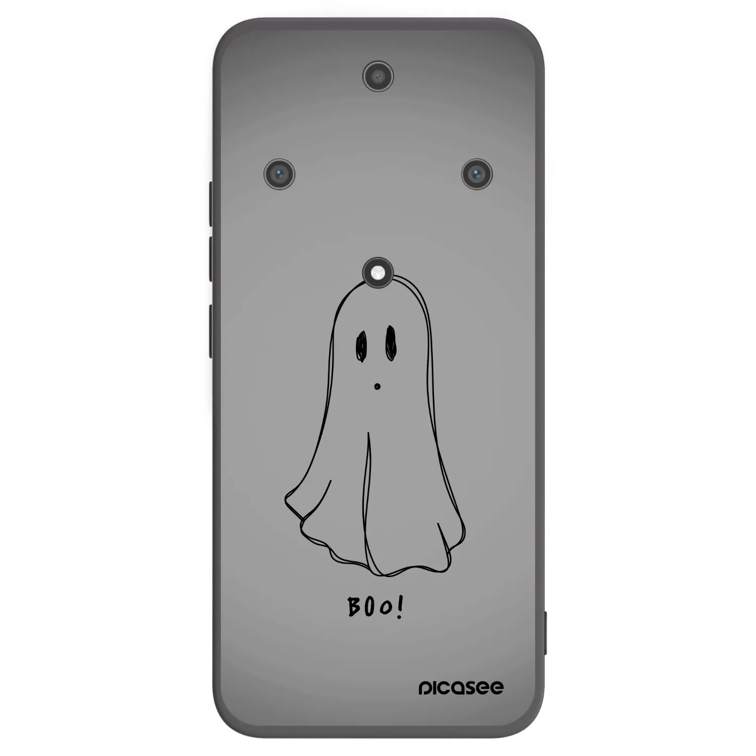Picasee Μαύρη θήκη σιλικόνης για Honor Magic5 Lite 5G - Ghost