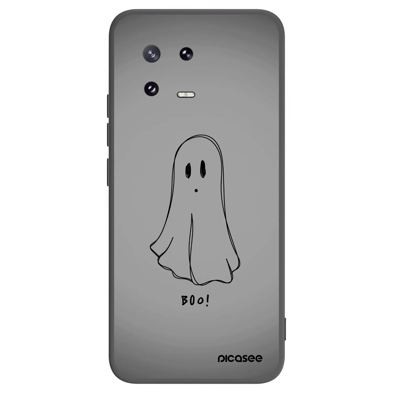 Picasee Μαύρη θήκη σιλικόνης για Xiaomi 13 Pro - Ghost