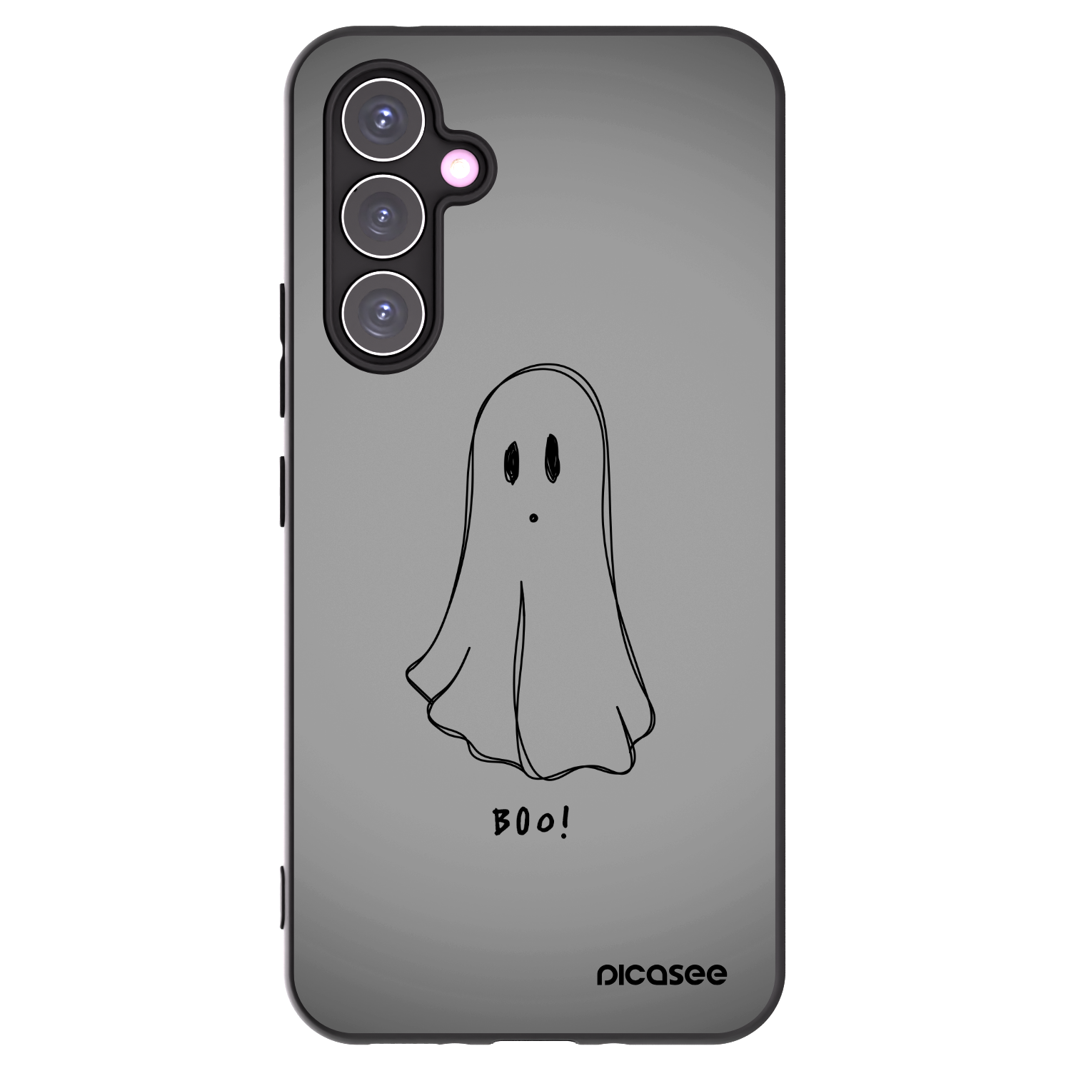 Picasee Μαύρη θήκη σιλικόνης για Samsung Galaxy A54 5G A546B - Ghost