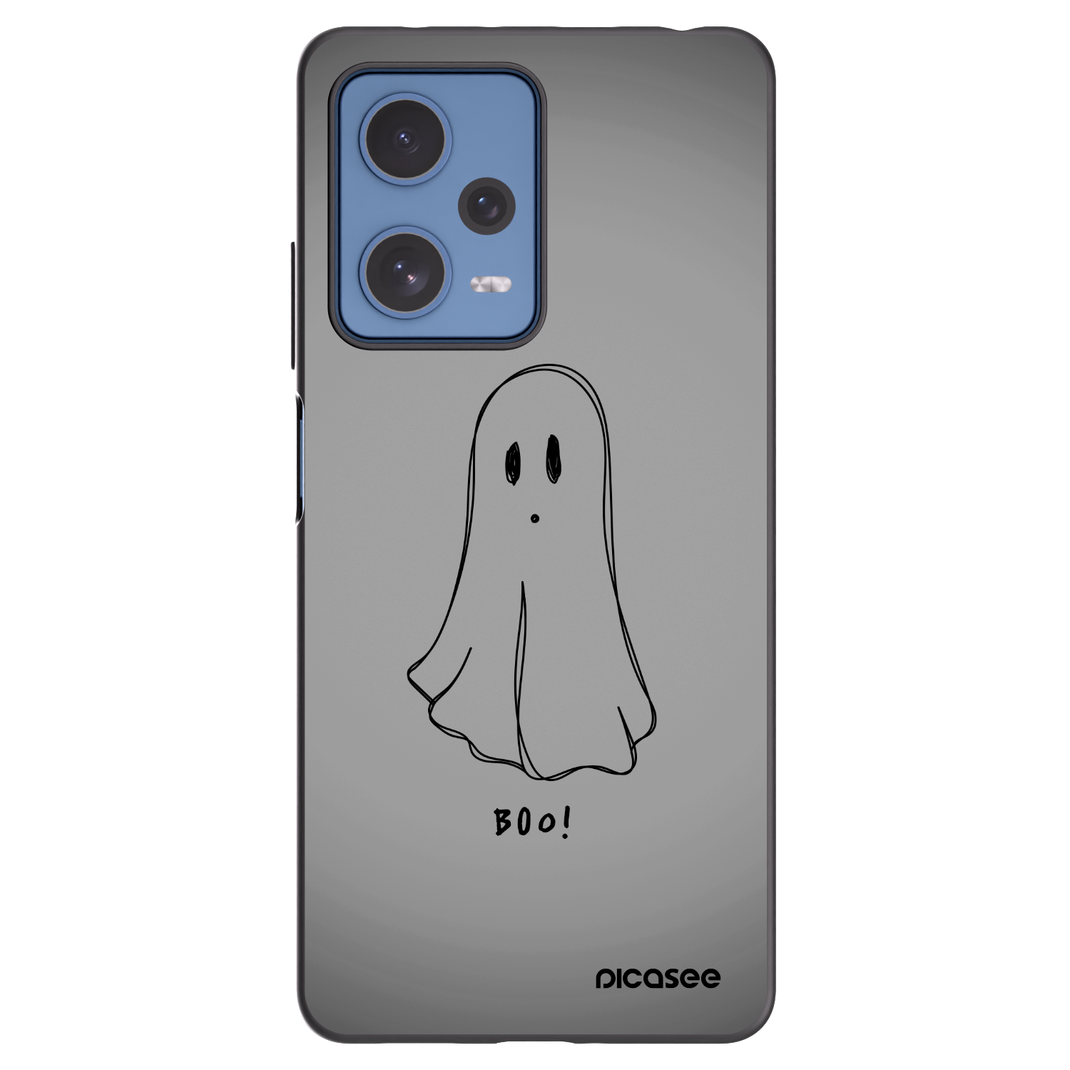 Picasee Μαύρη θήκη σιλικόνης για Xiaomi Redmi Note 12 Pro 5G - Ghost