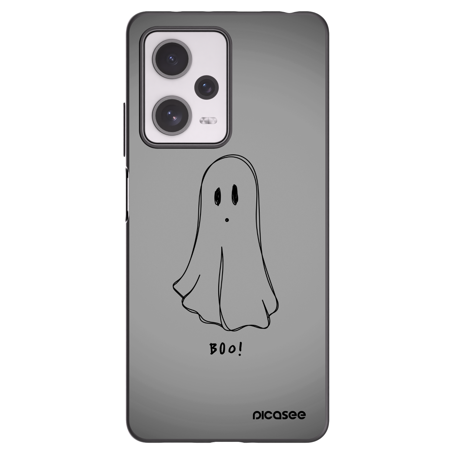 Picasee Μαύρη θήκη σιλικόνης για Xiaomi Redmi Note 12 Pro+ 5G - Ghost