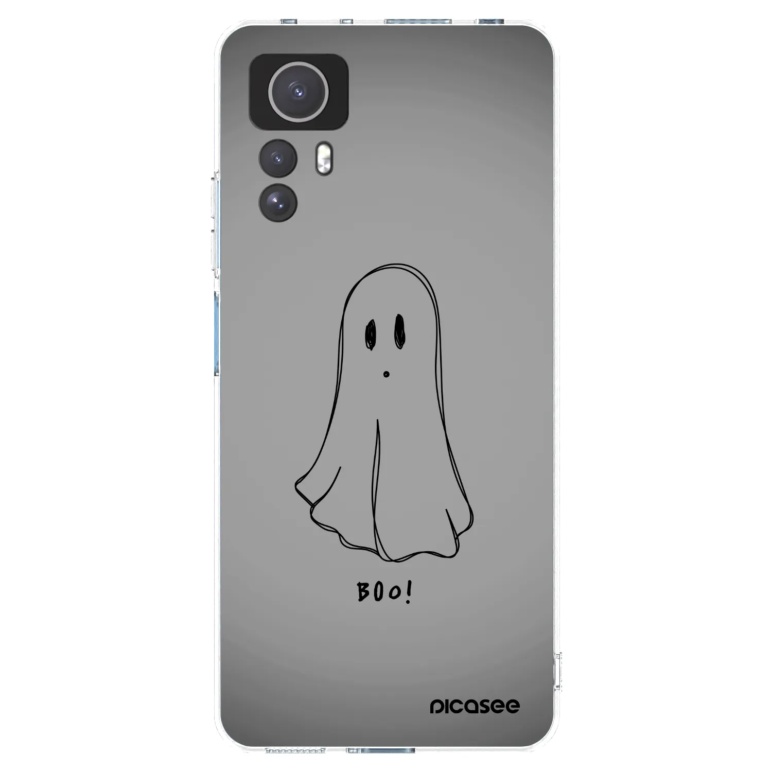Picasee διαφανής θήκη σιλικόνης Xiaomi Redmi Note 12S - Ghost