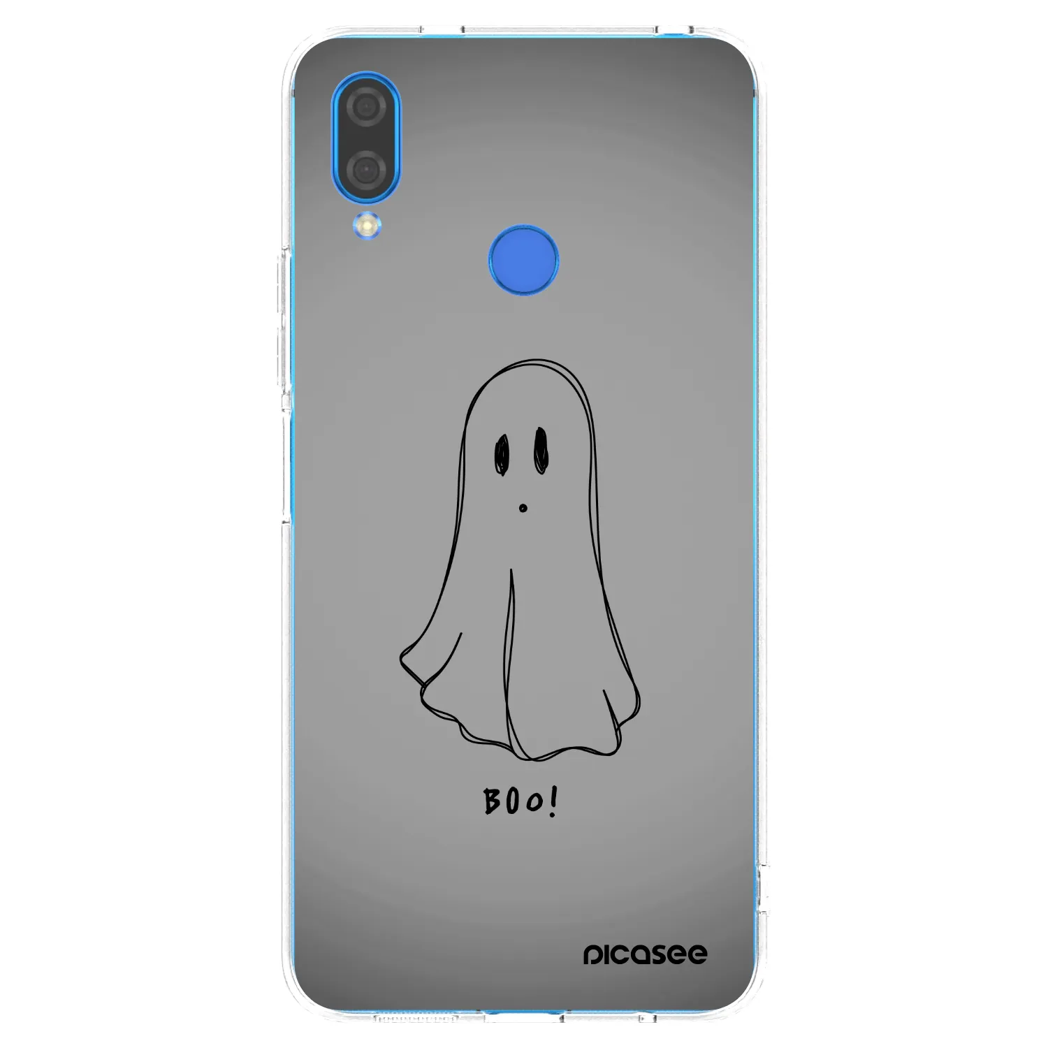 Picasee διαφανής θήκη σιλικόνης Huawei Nova 3 - Ghost