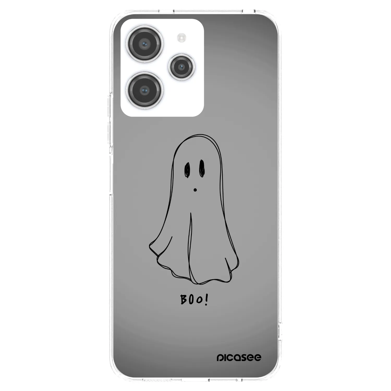 Picasee διαφανής θήκη σιλικόνης Xiaomi Redmi 12 4G - Ghost