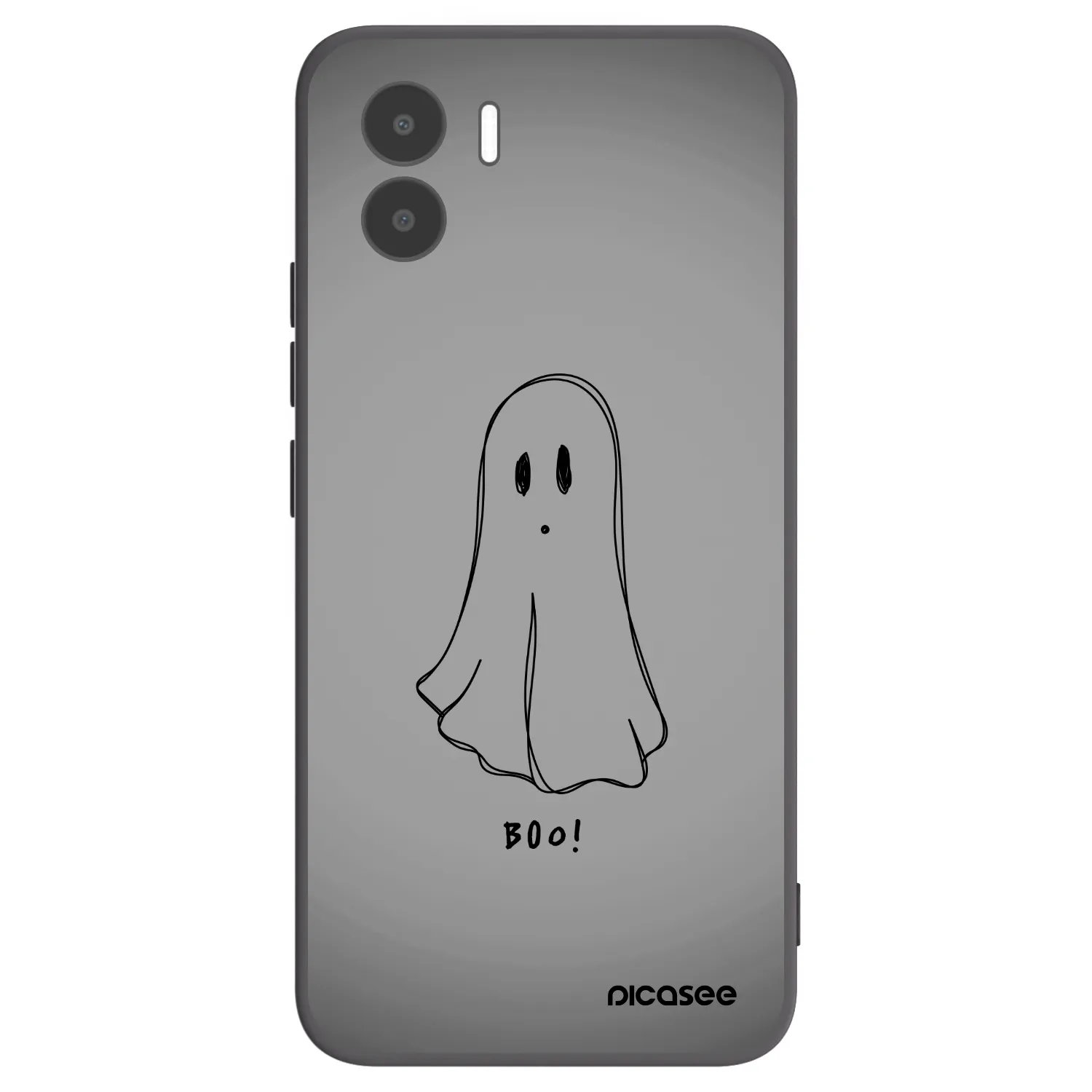 Picasee Μαύρη θήκη σιλικόνης για Xiaomi Redmi A2 - Ghost
