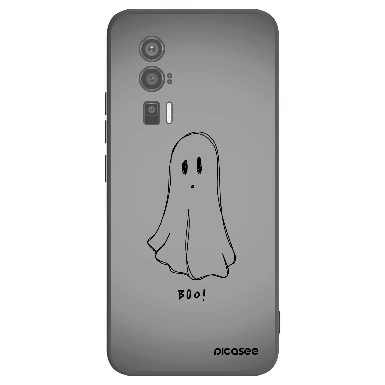 Picasee Μαύρη θήκη σιλικόνης για Xiaomi Poco F5 Pro 5G - Ghost