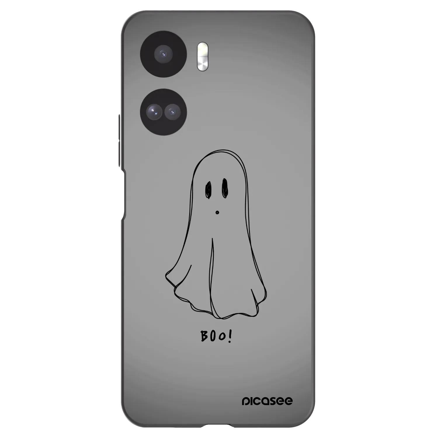 Picasee Μαύρη θήκη σιλικόνης για Honor 90 Lite 5G - Ghost