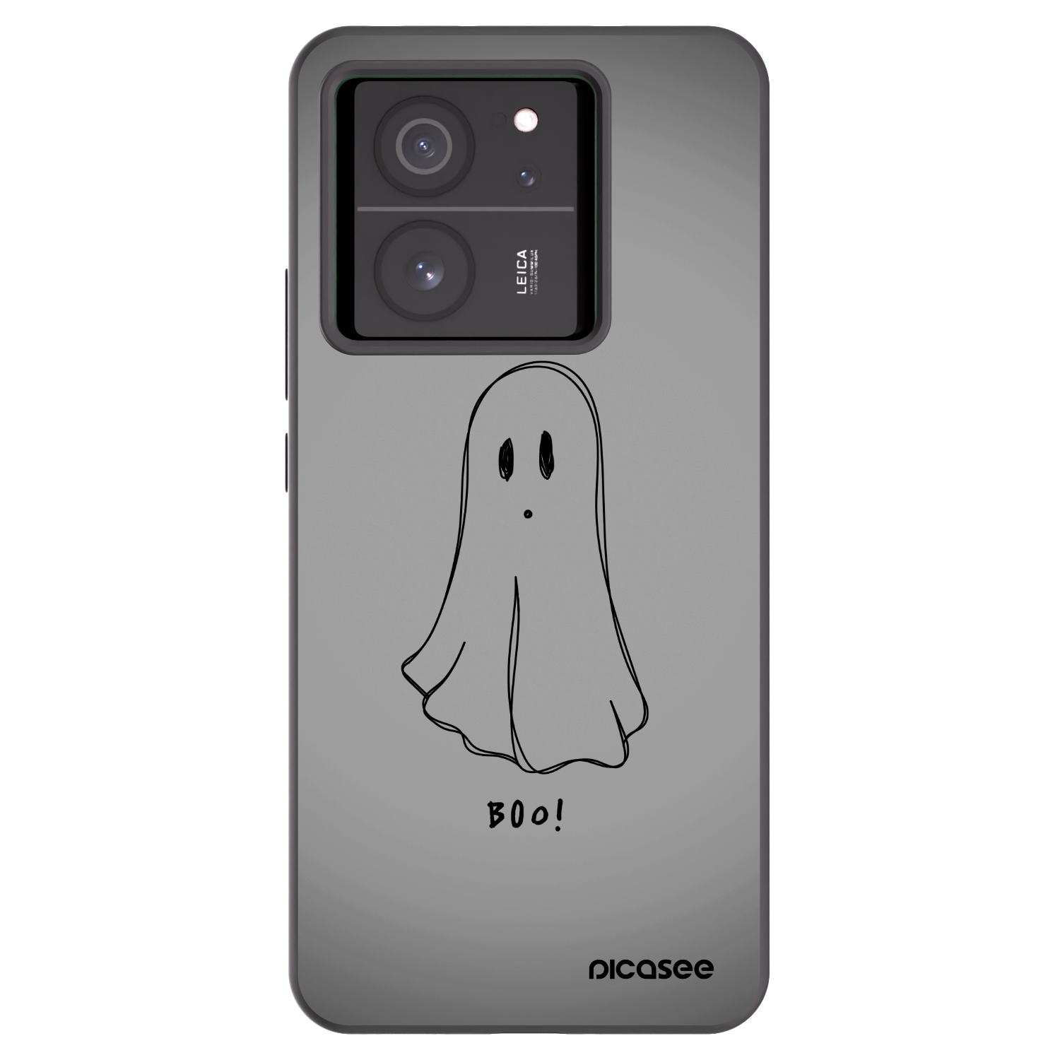 Picasee Μαύρη θήκη σιλικόνης για Xiaomi 13T - Ghost