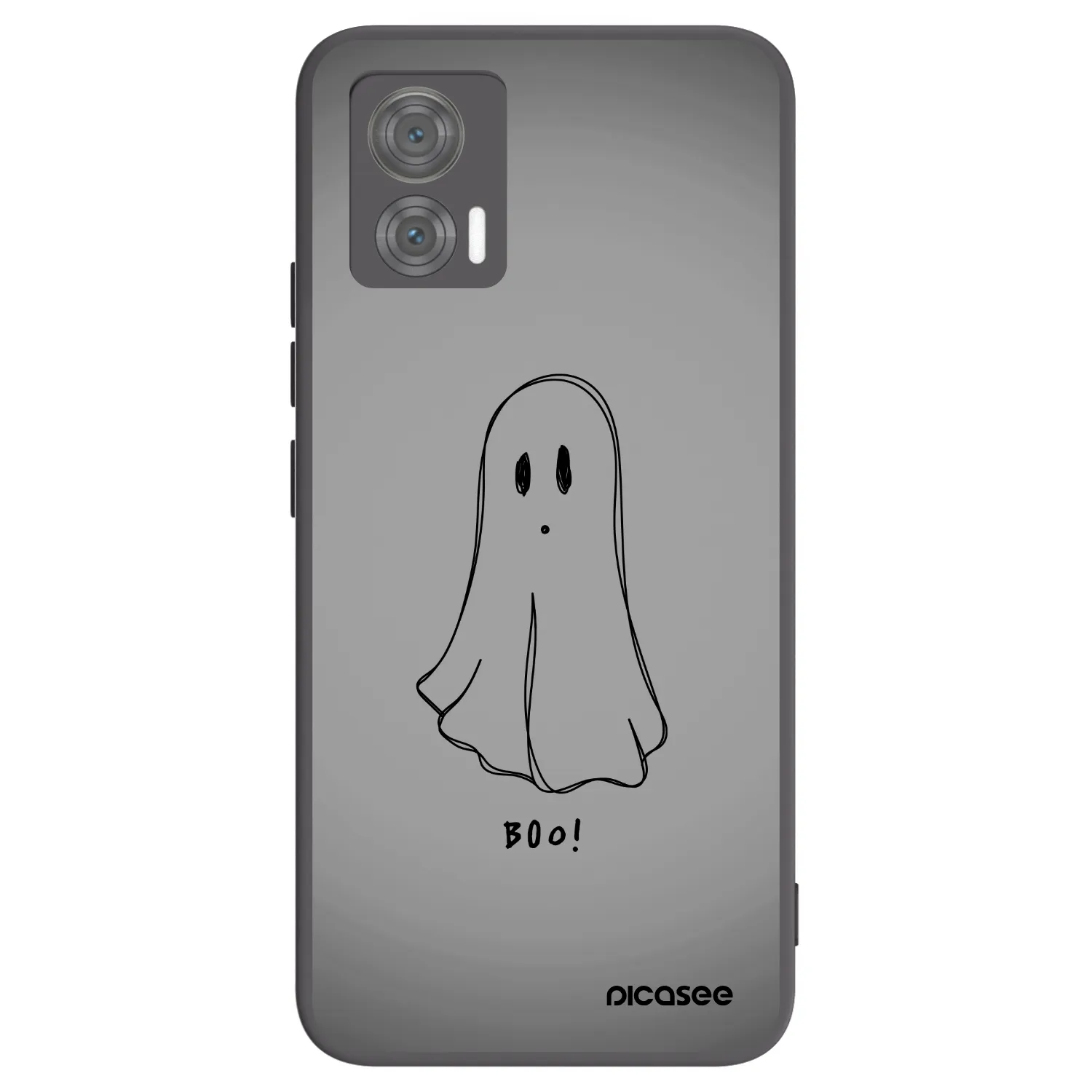 Picasee Μαύρη θήκη σιλικόνης για Motorola Edge 30 Neo - Ghost