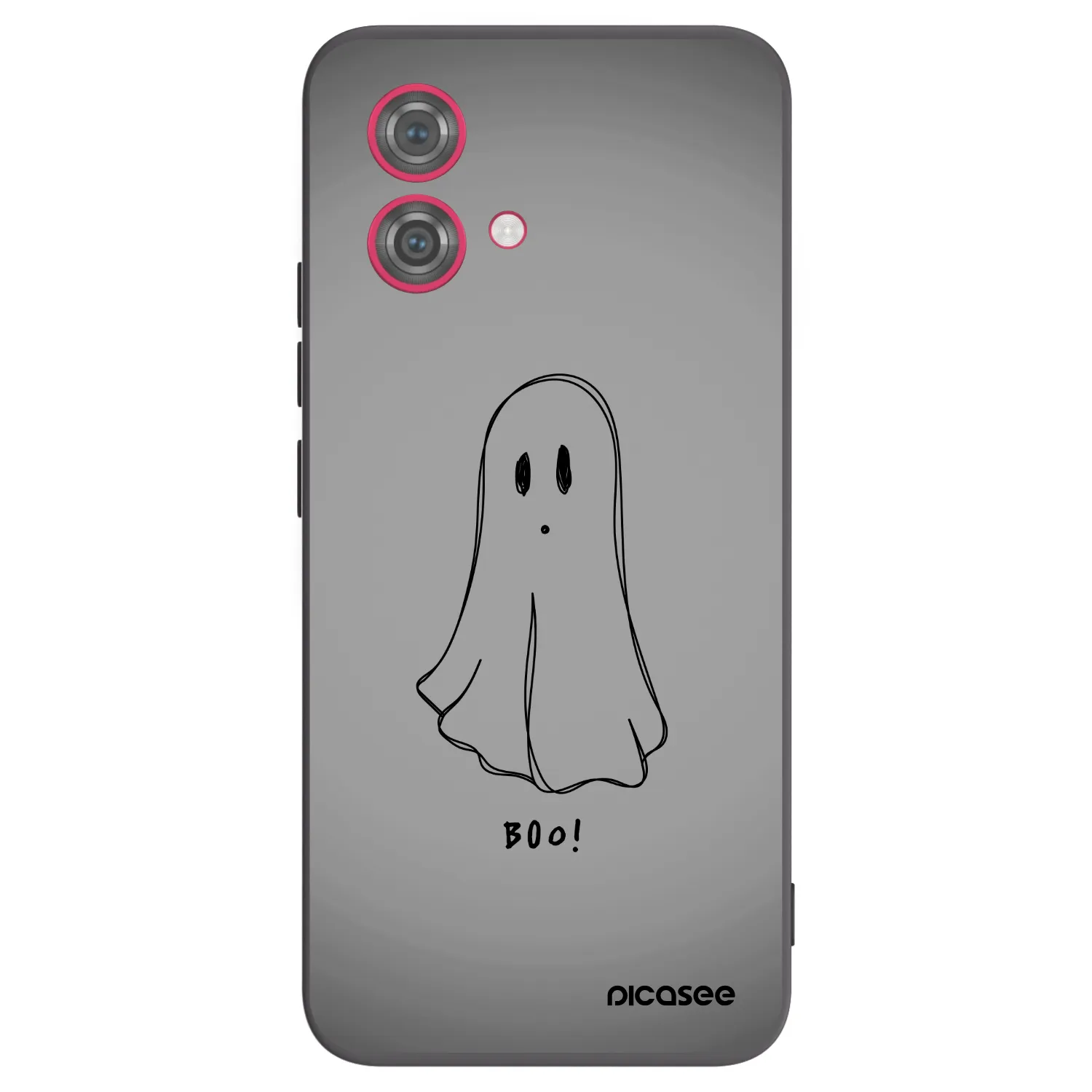 Picasee Μαύρη θήκη σιλικόνης για Motorola Moto G84 5G - Ghost