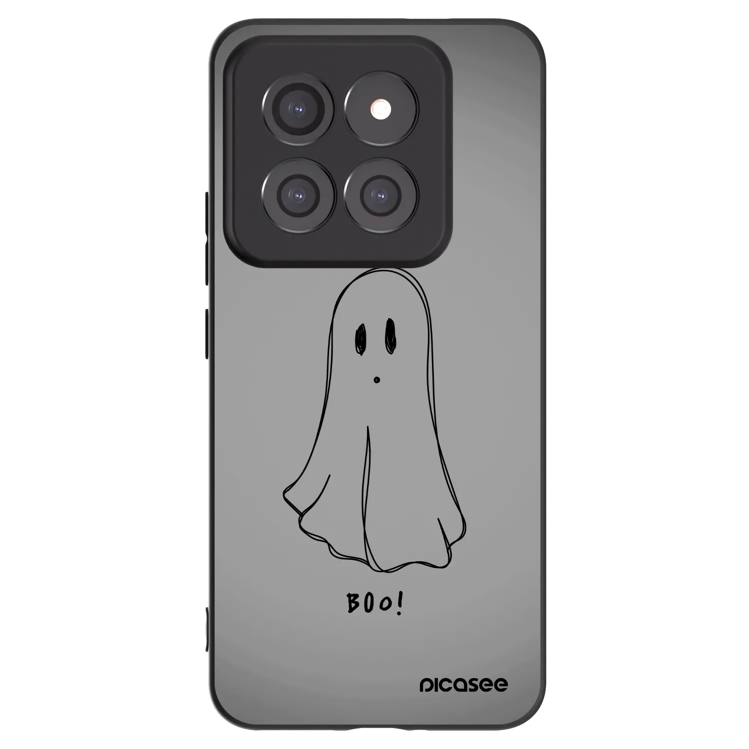 Picasee Μαύρη θήκη σιλικόνης για Xiaomi 14 Pro - Ghost