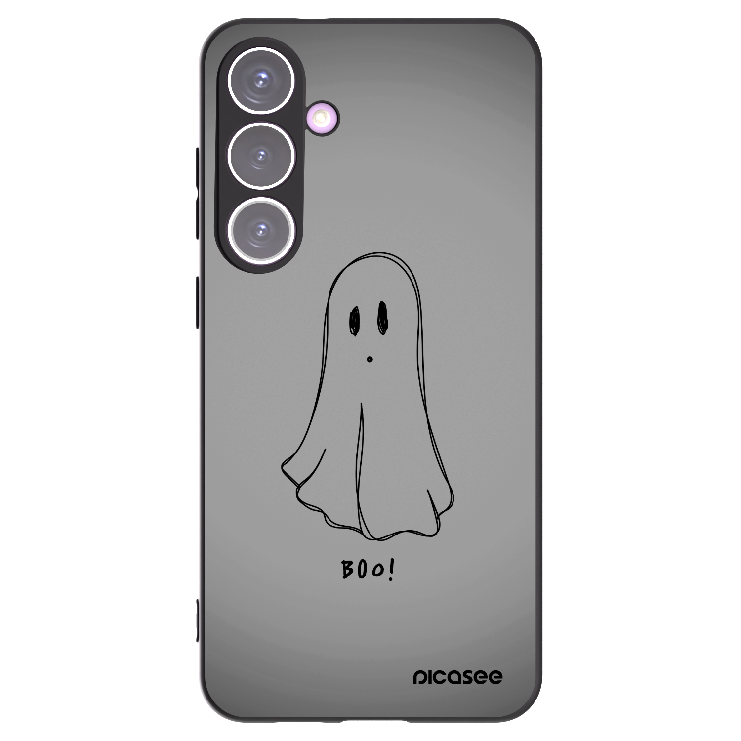 Picasee Μαύρη θήκη σιλικόνης για Samsung Galaxy S24+ S926B 5G - Ghost