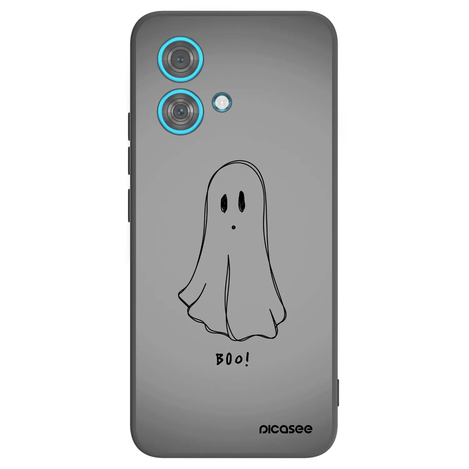 Picasee Μαύρη θήκη σιλικόνης για Motorola Edge 40 Neo - Ghost