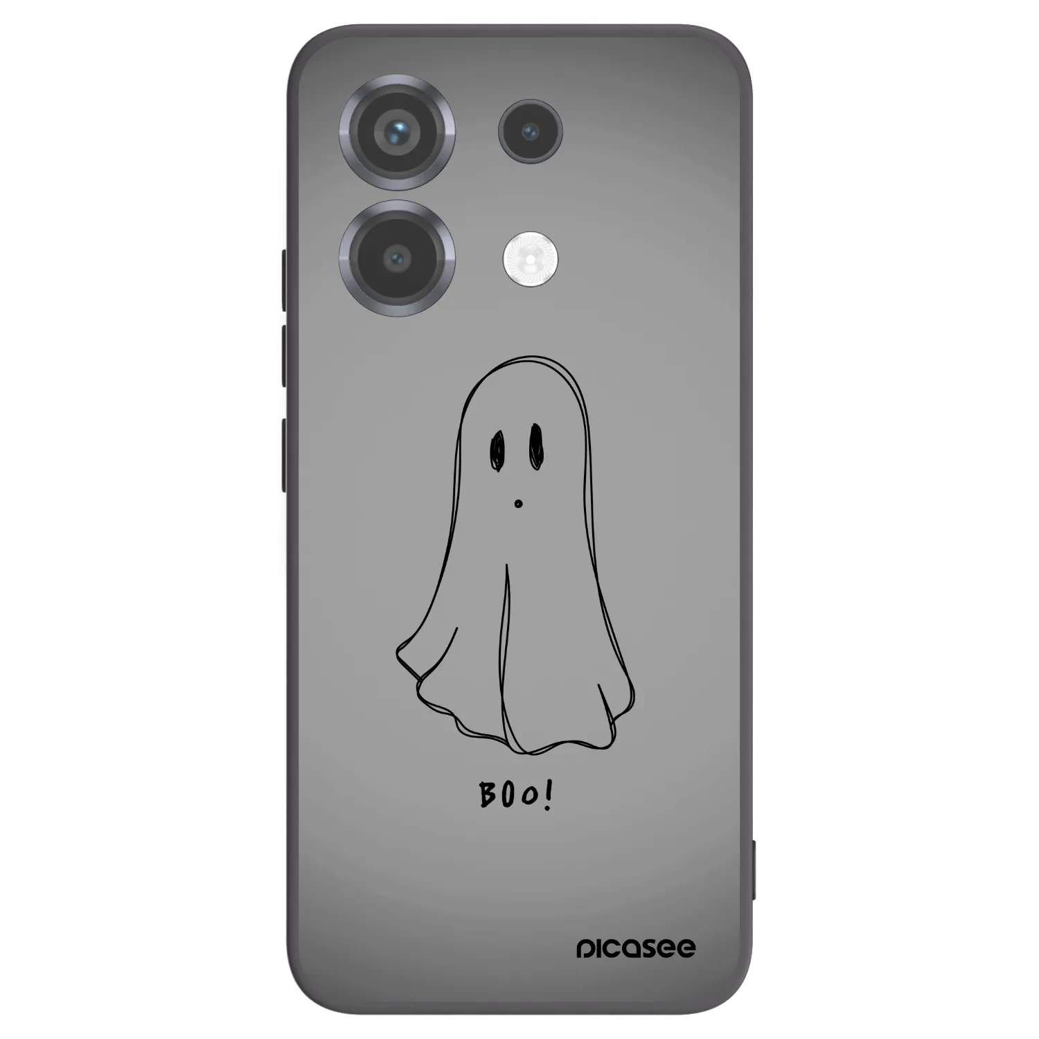 Picasee Μαύρη θήκη σιλικόνης για Xiaomi Poco X6 - Ghost