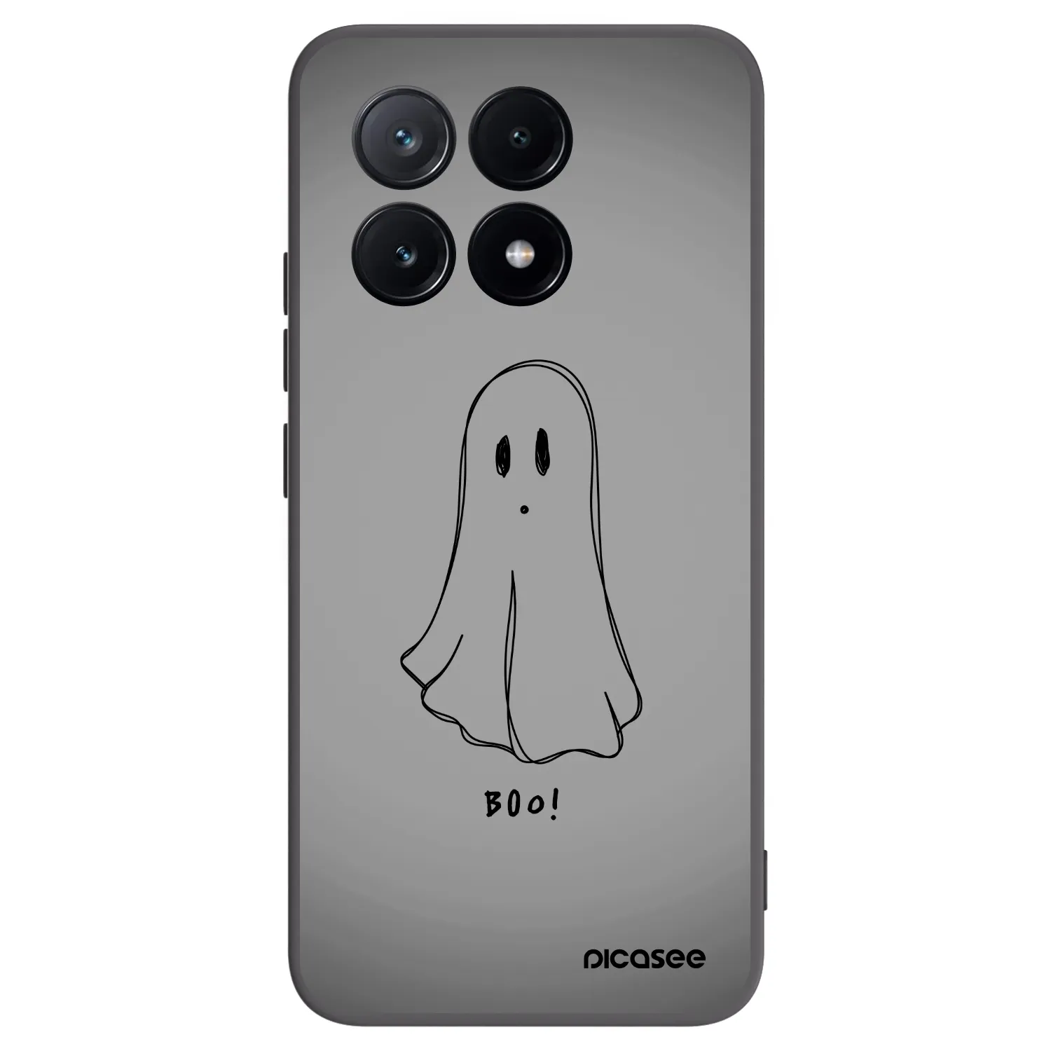 Picasee Μαύρη θήκη σιλικόνης για Xiaomi Poco X6 Pro - Ghost