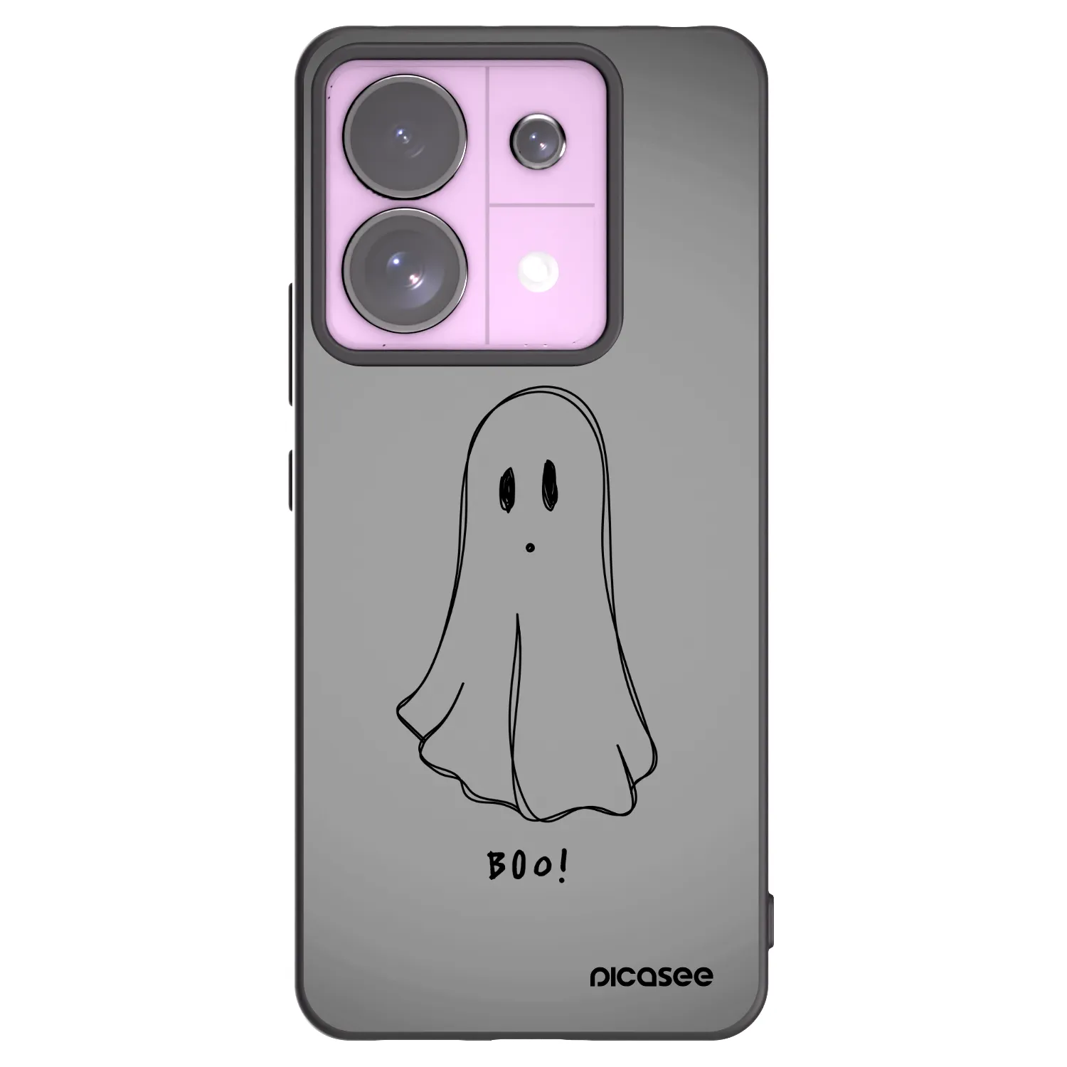 Picasee Μαύρη θήκη σιλικόνης για Xiaomi Redmi Note 13 Pro 5G - Ghost