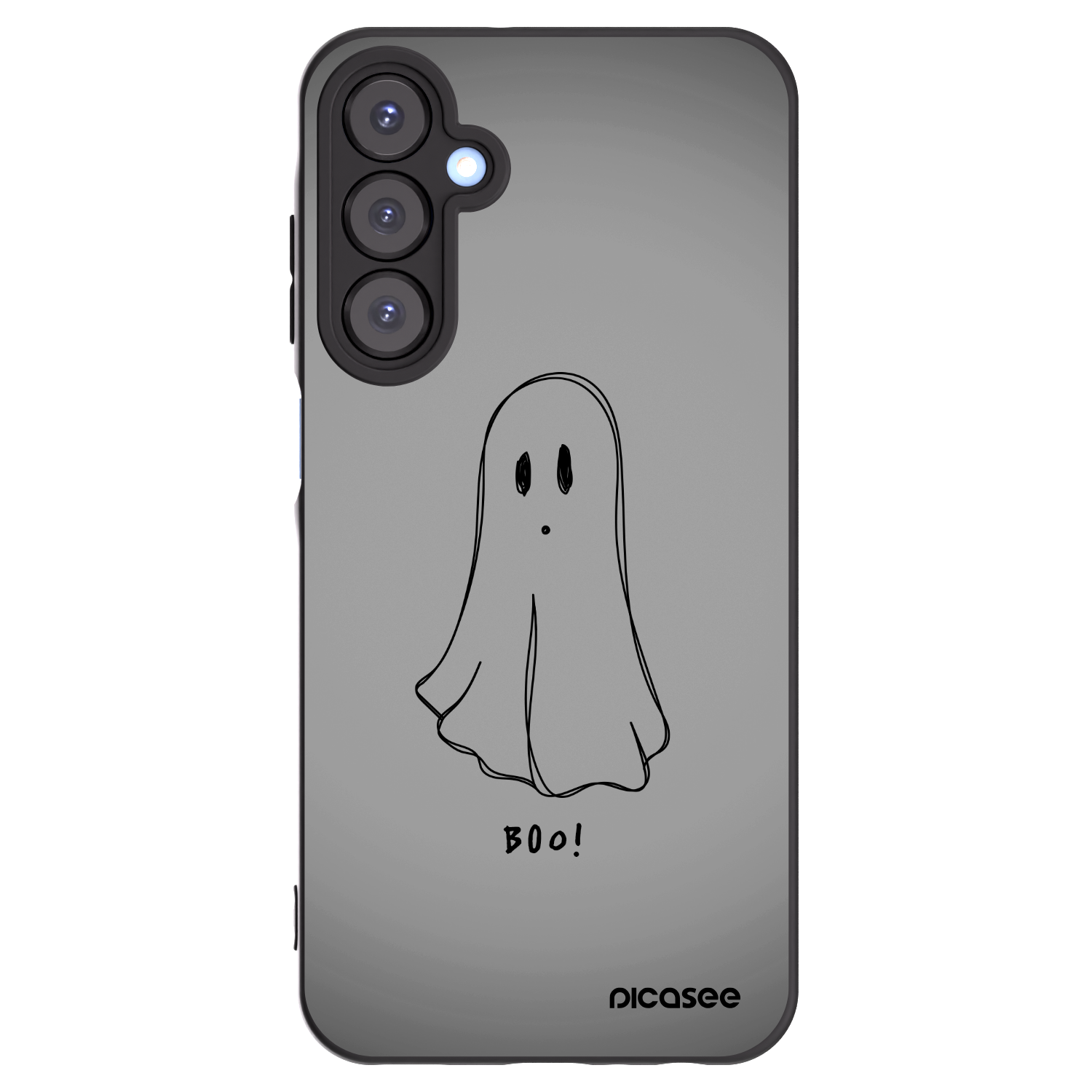 Picasee Μαύρη θήκη σιλικόνης για Samsung Galaxy A25 A256B 5G - Ghost