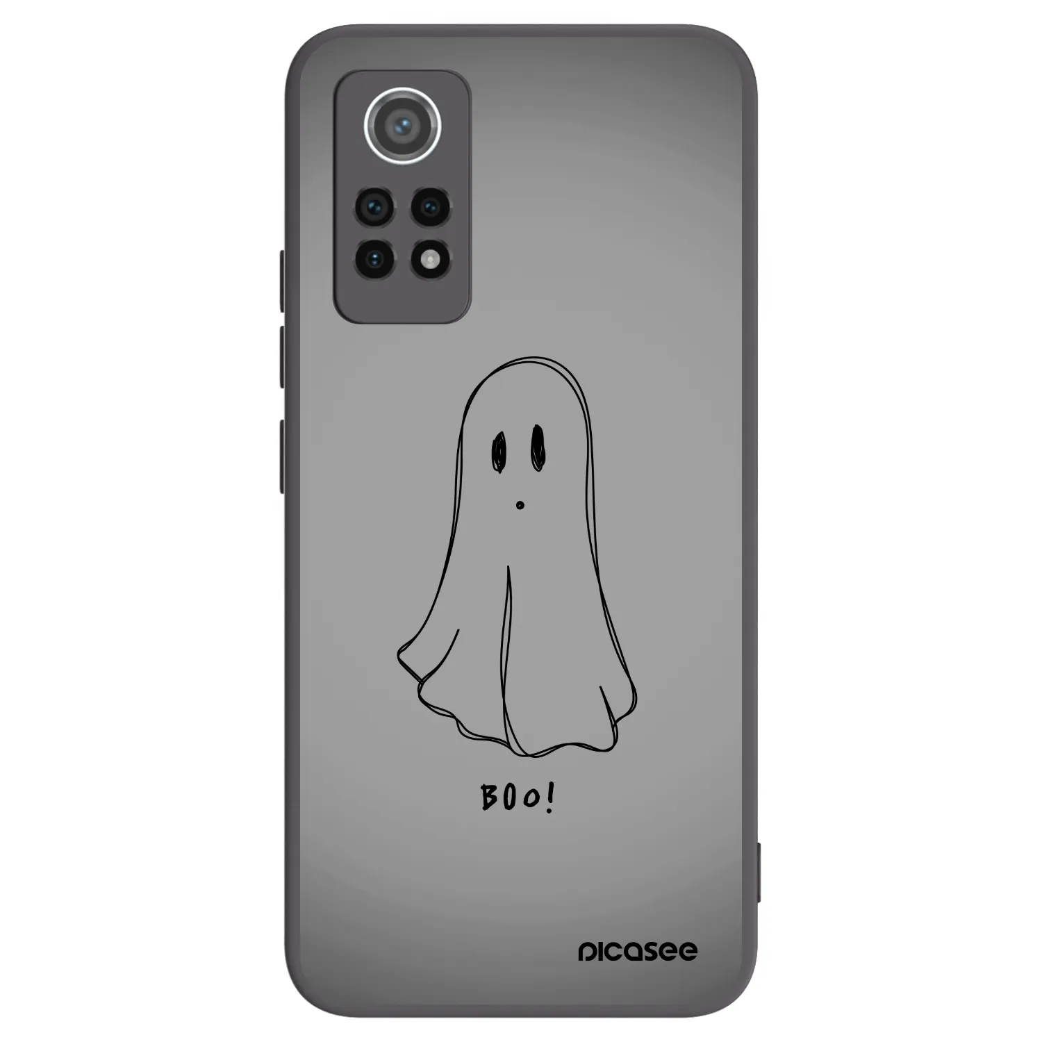 Picasee Μαύρη θήκη σιλικόνης για Xiaomi Redmi Note 12 Pro 4G - Ghost